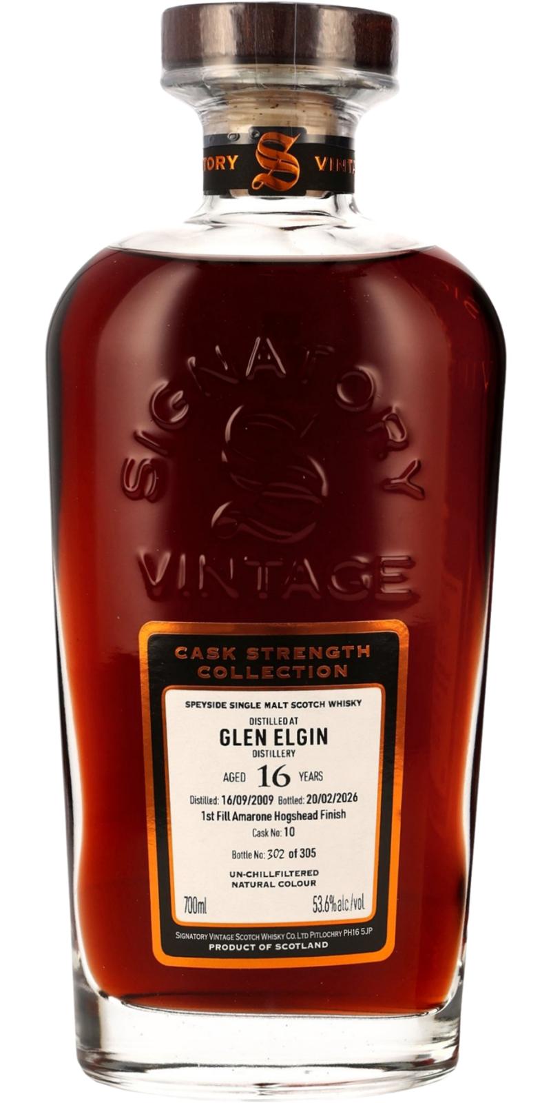Glen Elgin 2009 SV