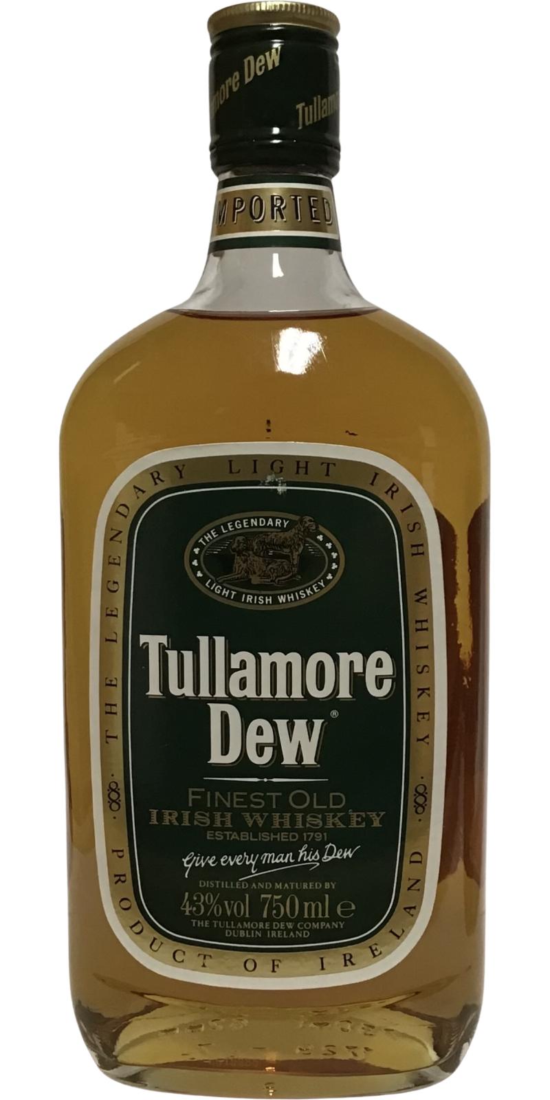 Tullamore Dew Finest Old Irish Whiskey