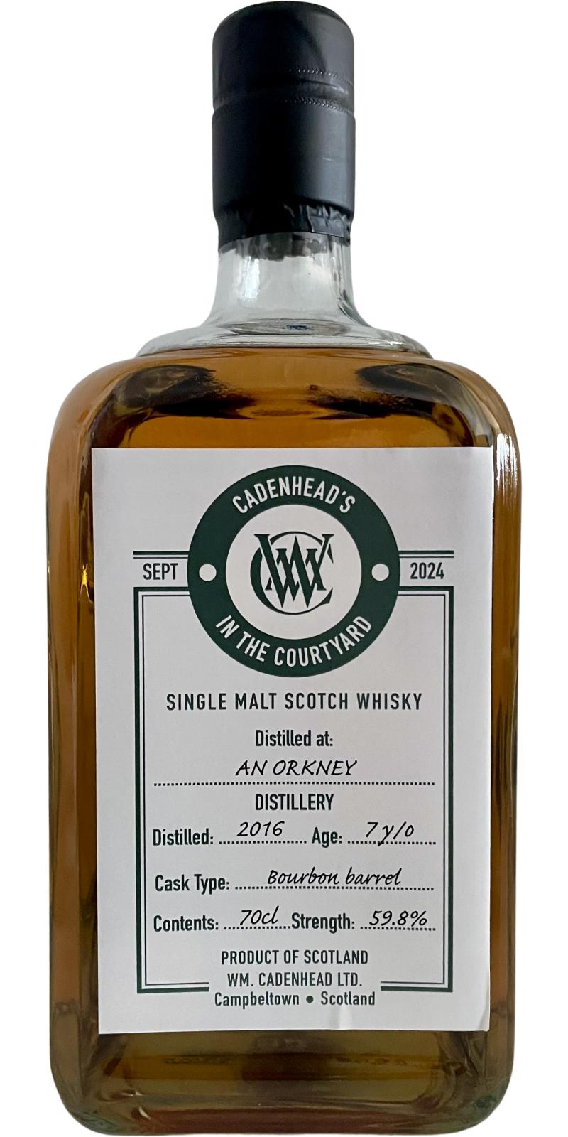 An Orkney Distillery 2016 CA