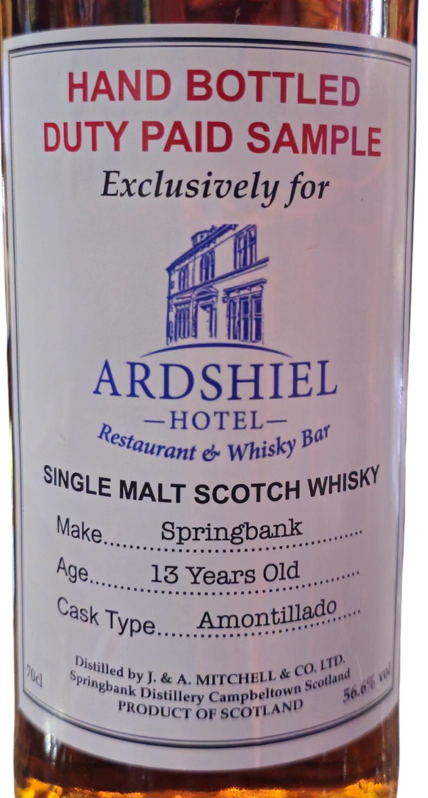 Springbank 13-year-old