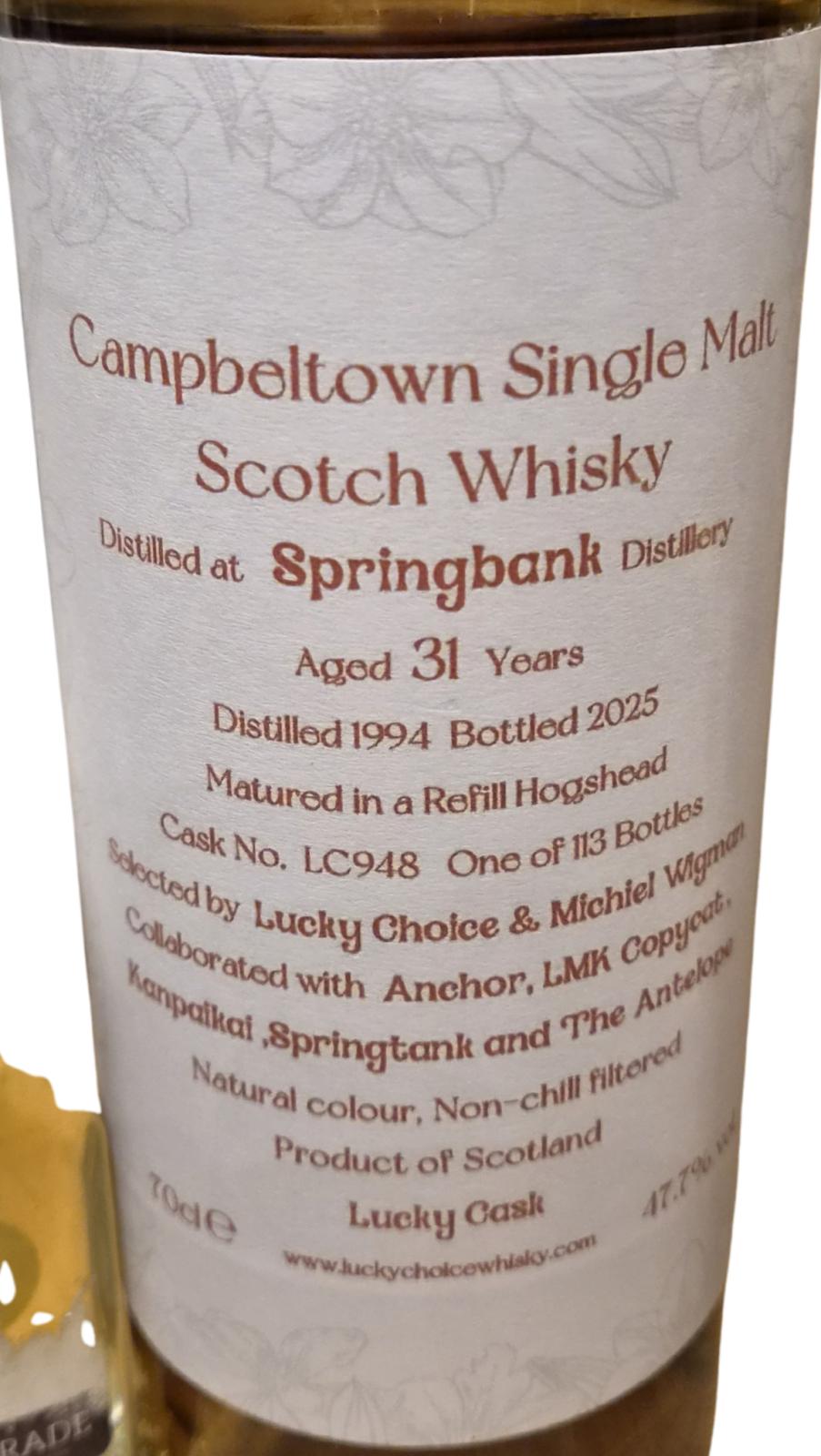 Springbank 1994 UD