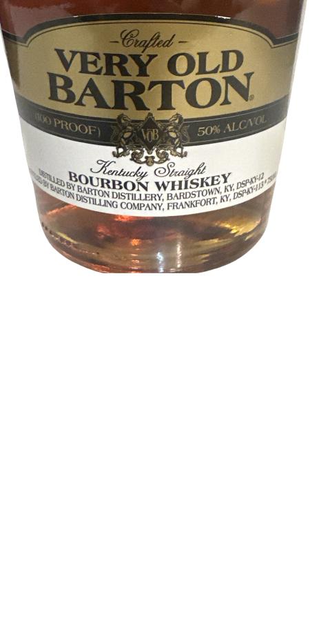 Very Old Barton Bourbon Whiskey