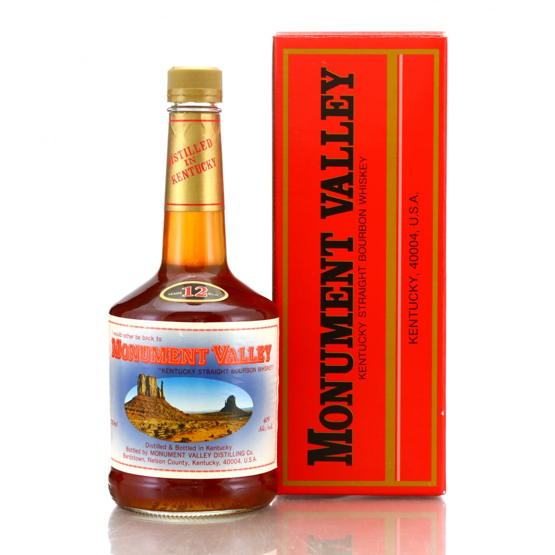 Monument Valley 12 Year Old Kentucky Straight Bourbon 1998 2