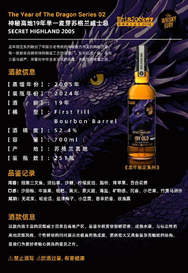 Secret Higiland 19 year old Single Malt Whisky 3