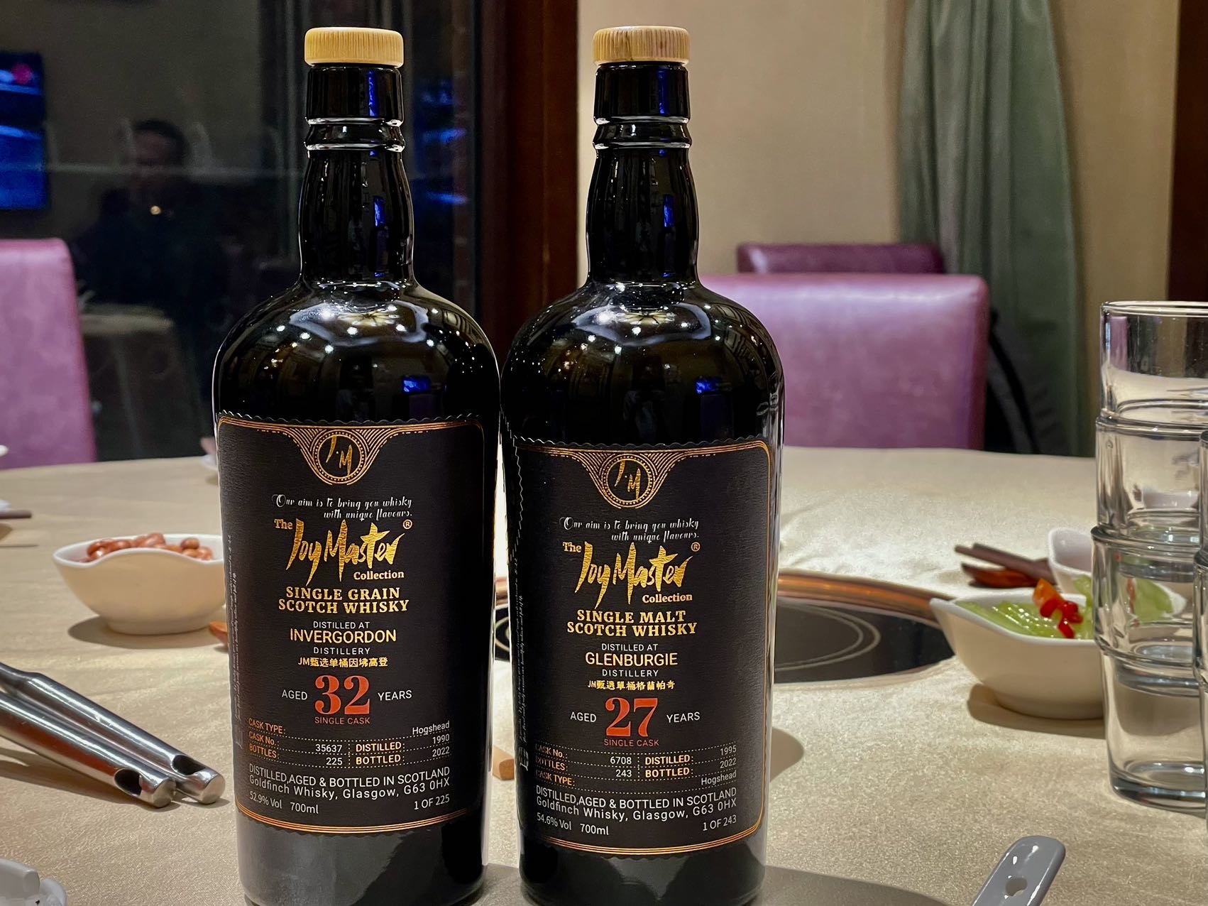 JM 27 Year Old Single Malt Sotch Whisky