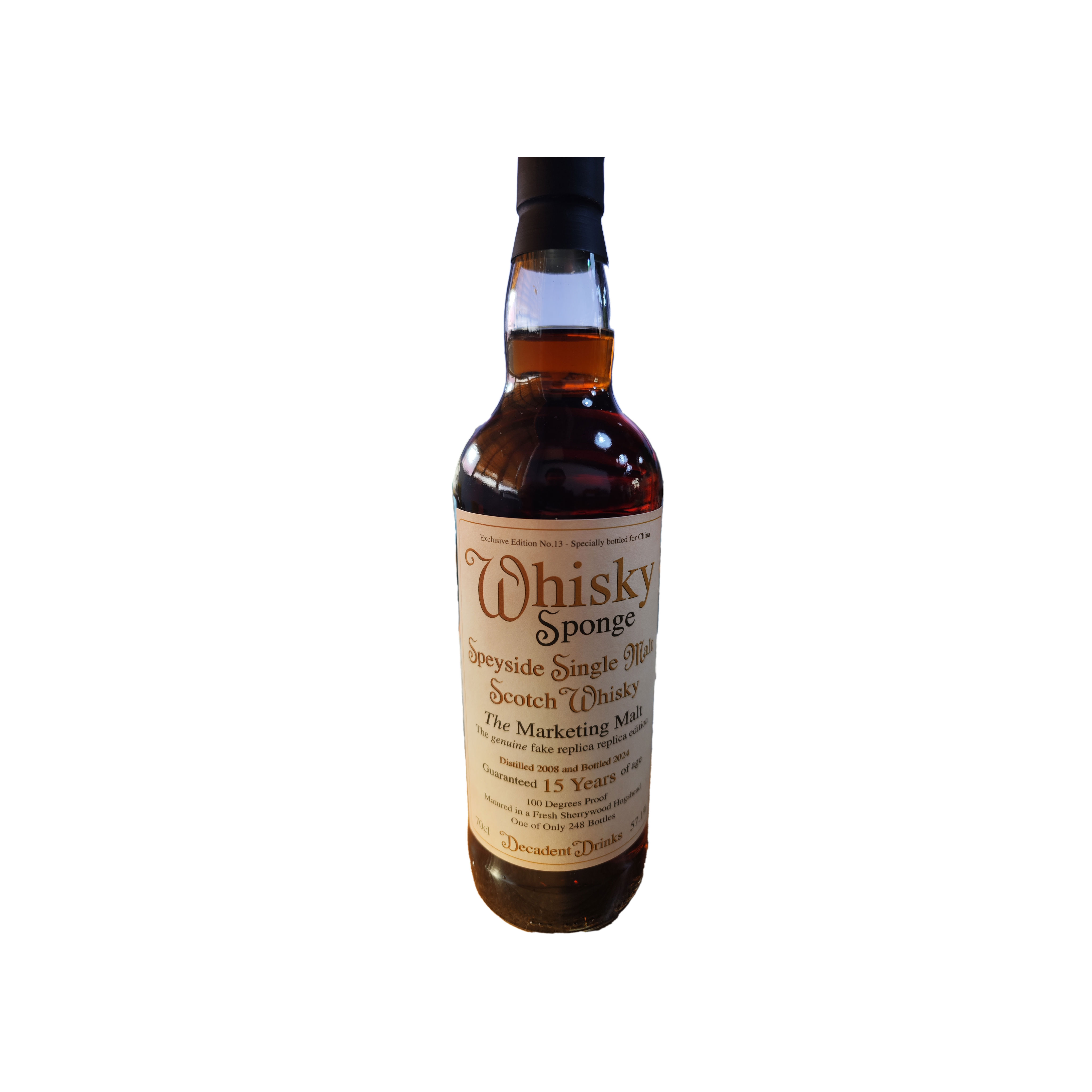 Whisky Sponge 2008 15 Years Single Malt Whisky