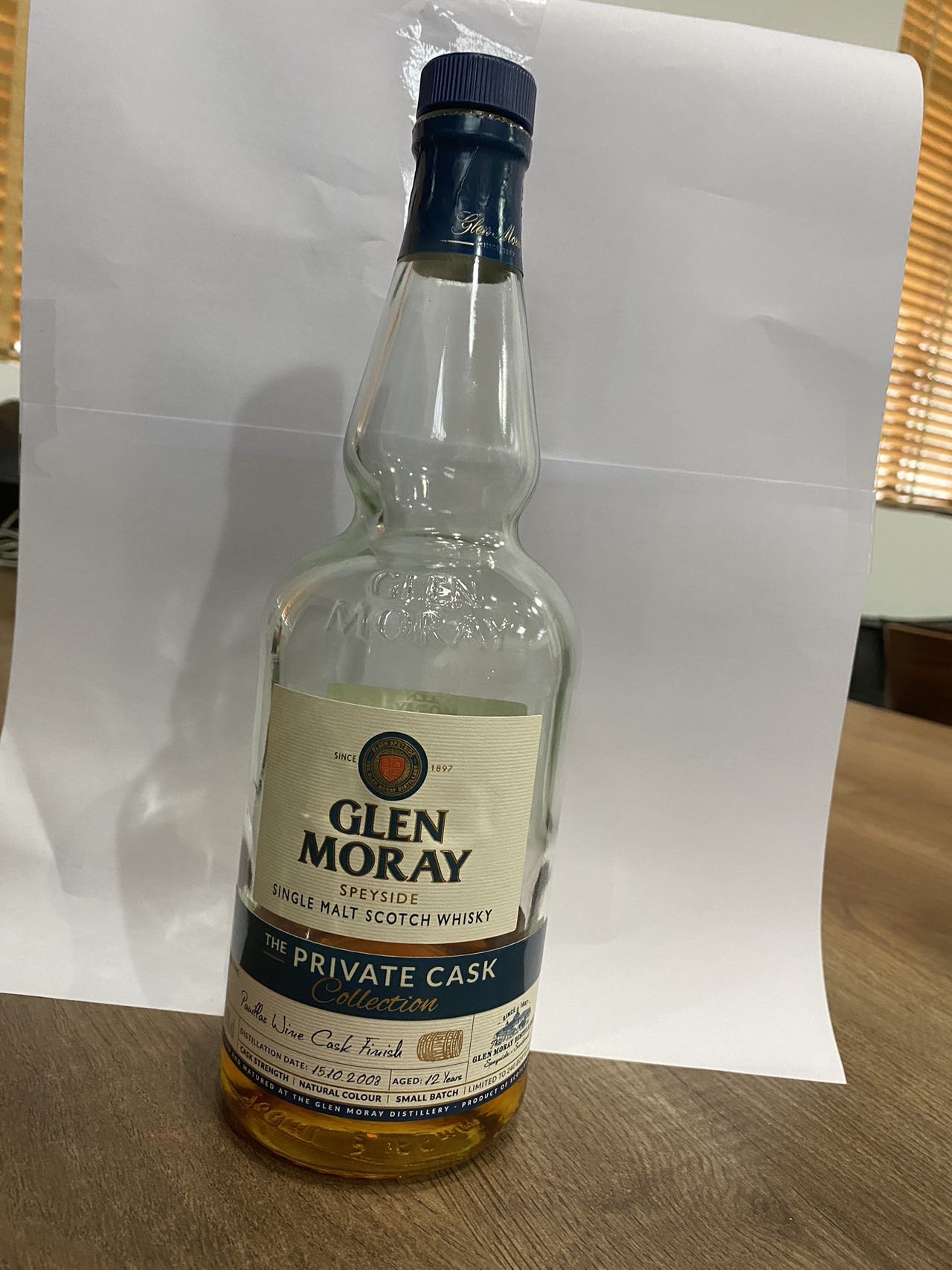 Glen Moray 2008 12 Years Single Malt Whisky
