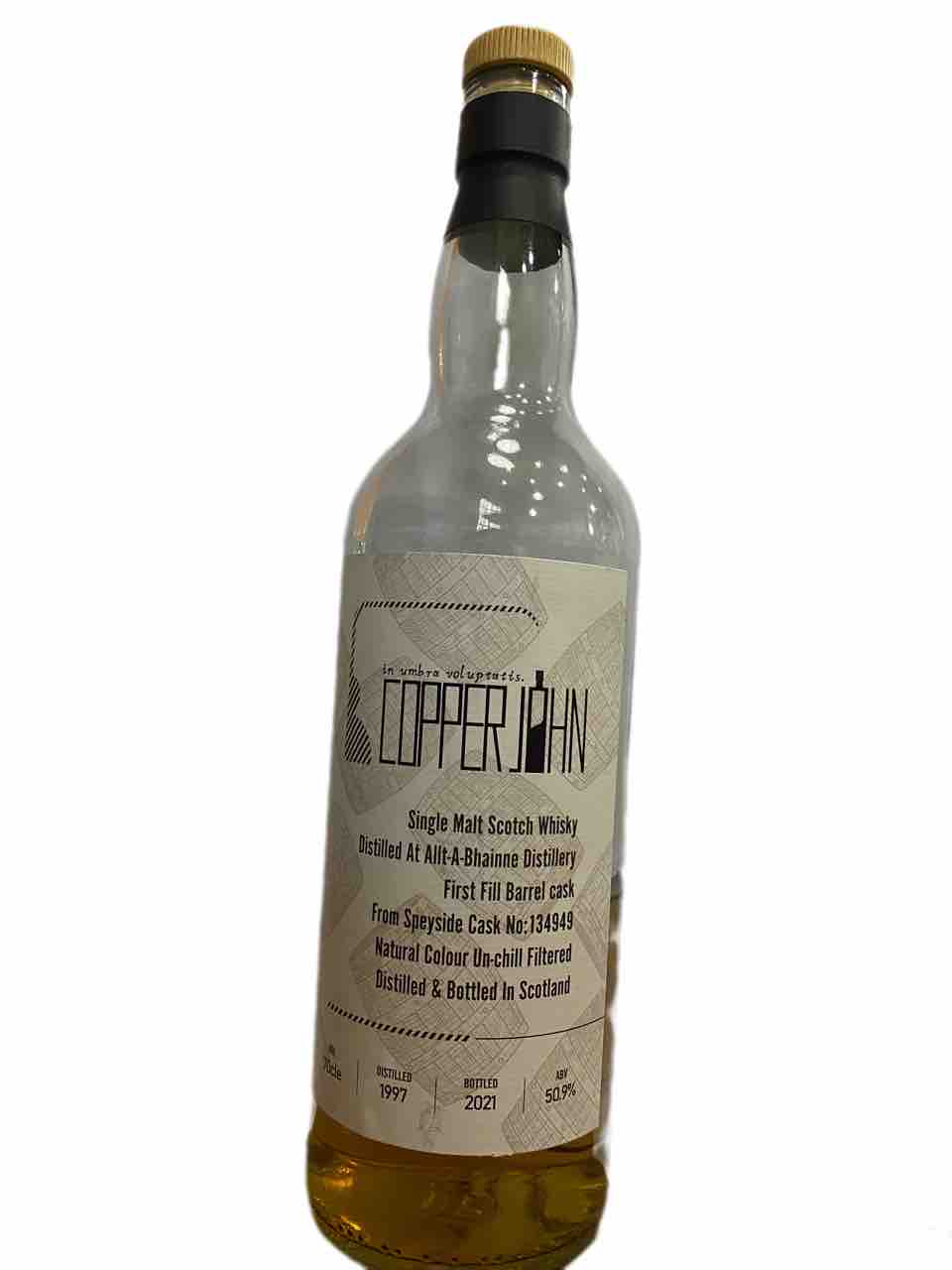 COPPER JOHN 24 Year Old Single Malt Sotch Whisky