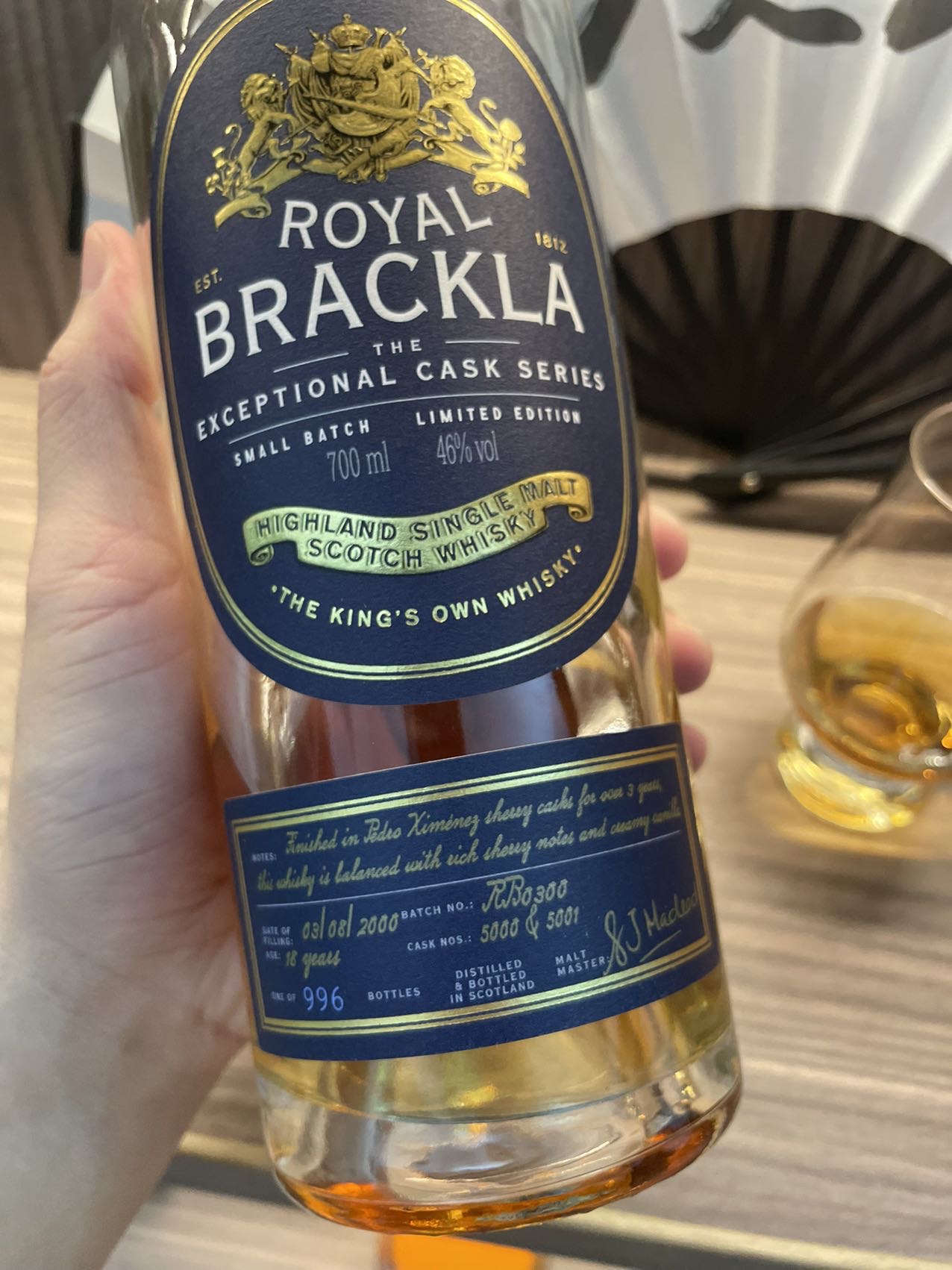 Royal Brackla 18 Years Single Malt Whisky