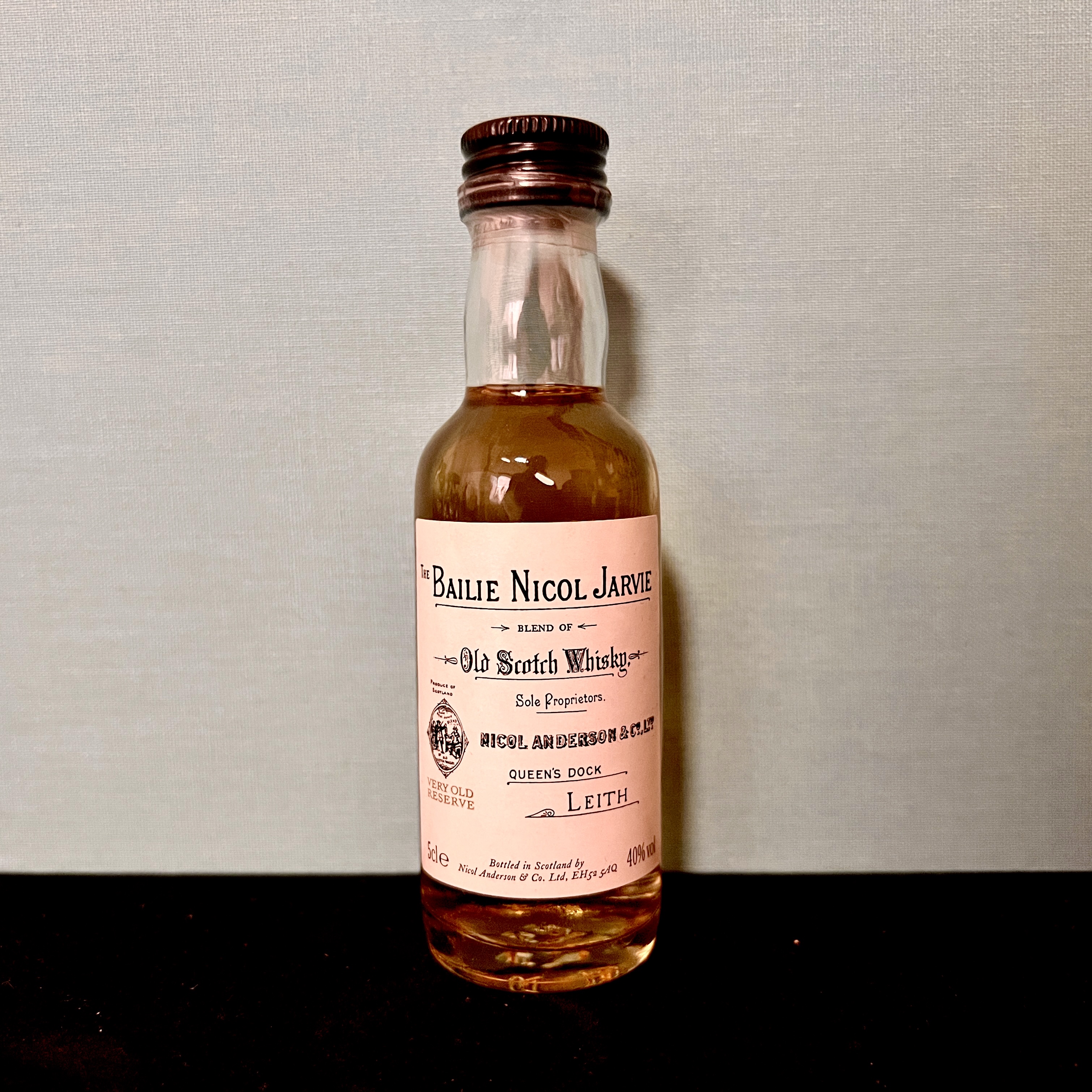 Bailie Nicol Jarvie Miniature Blended Whisky