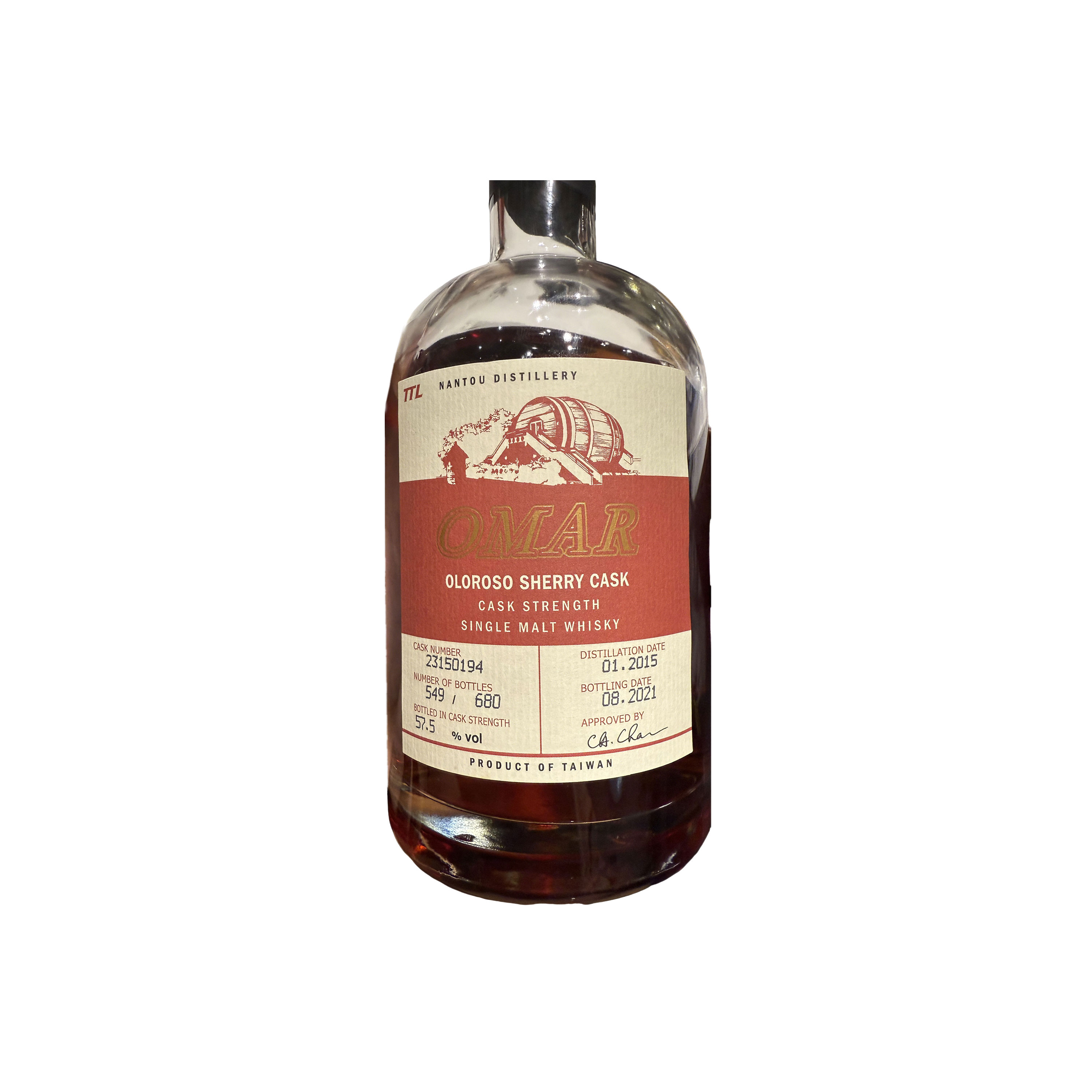 Omar 2015 5 Years Single Malt Whisky
