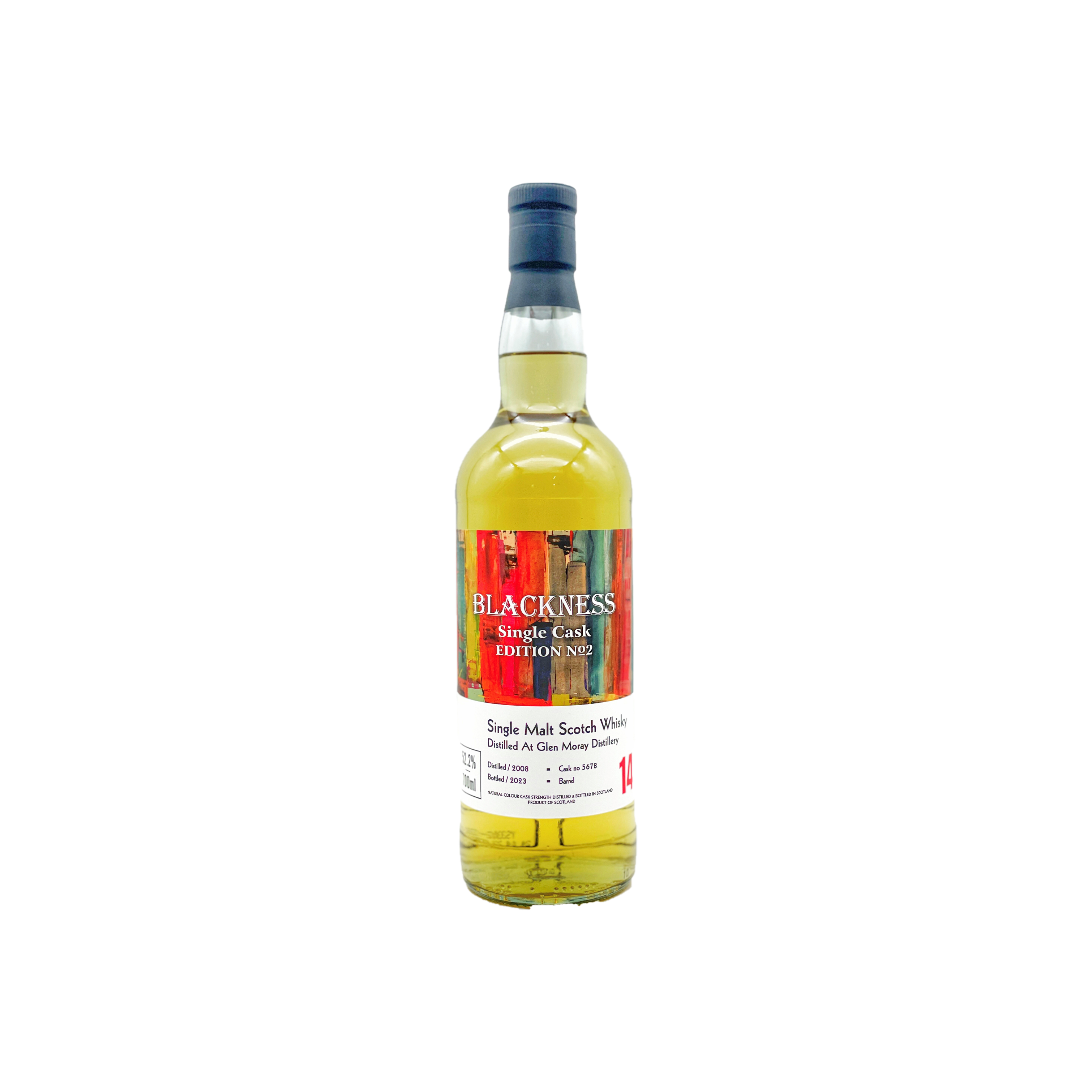 The Liquoree(LIQ) 2008 Blackness 2023 No.2 14 Year Old Single Malt Sotch Whisky