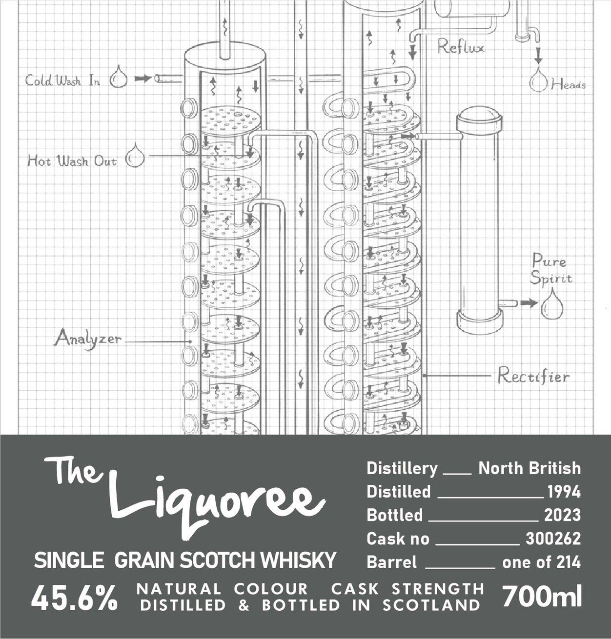 The Liquoree(LIQ) 1994 28 Year Old single grain scotch whisky 2