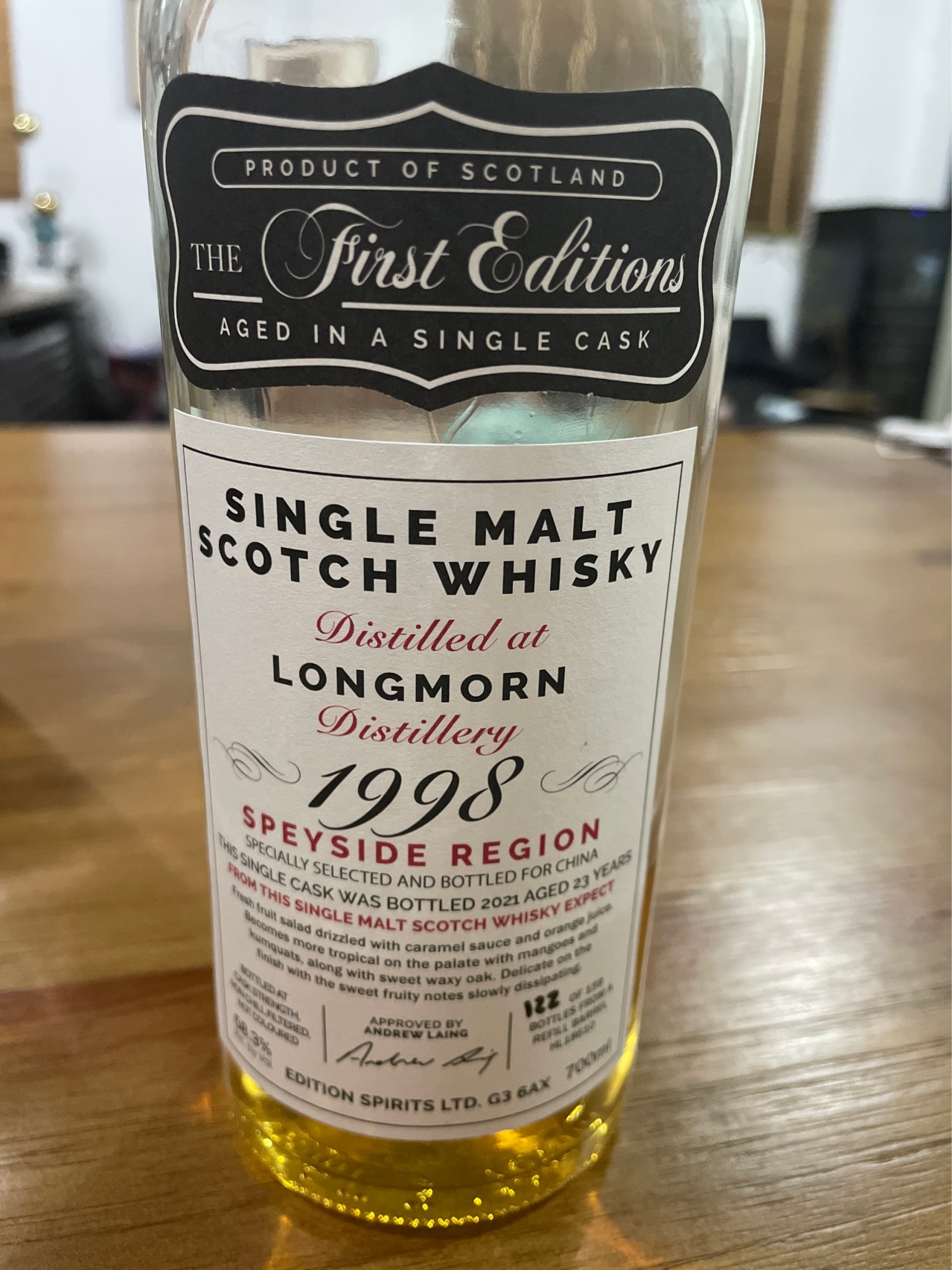 Longmorn 23 Years Single Malt Whisky