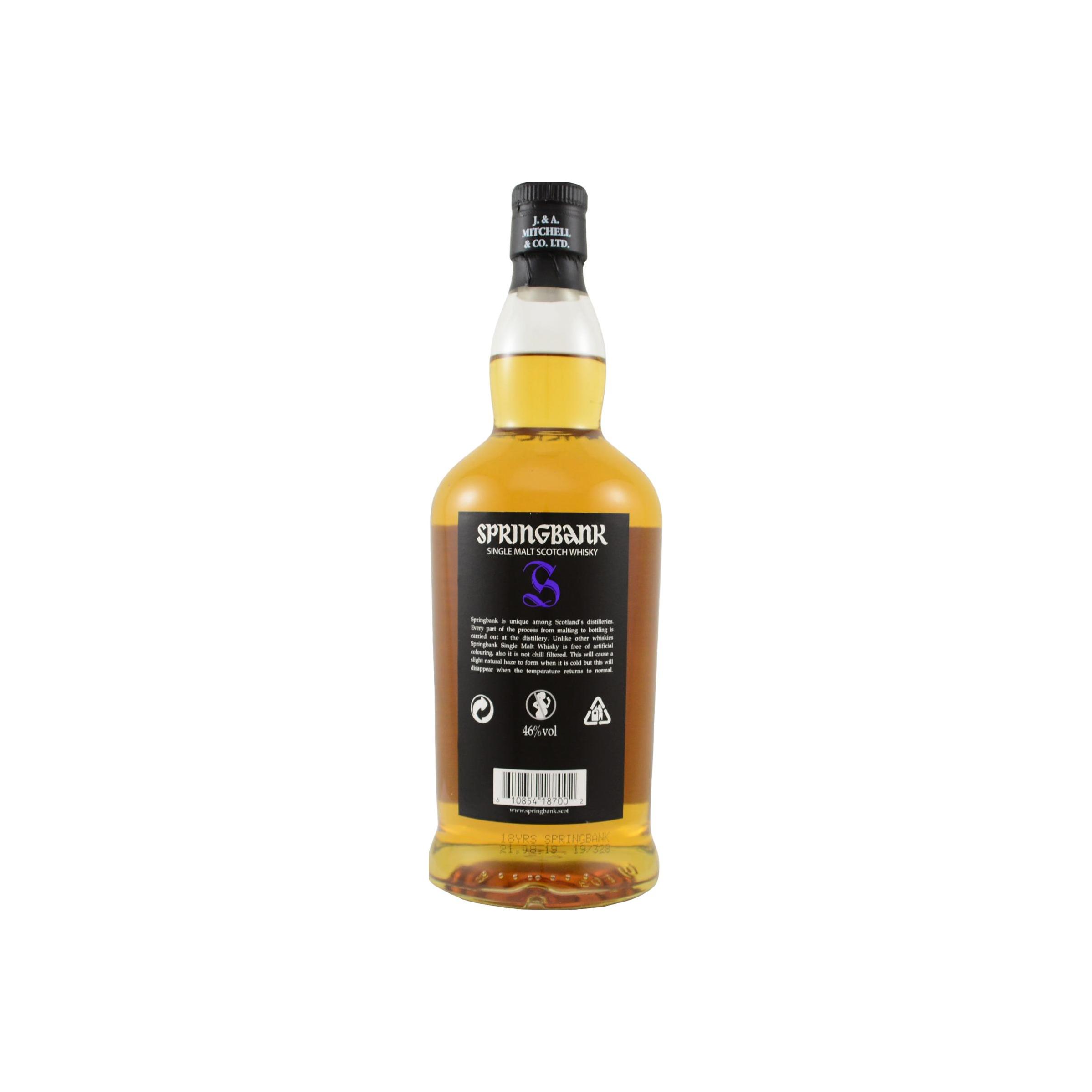 Springbank 18 Years Single Malt Whisky 2