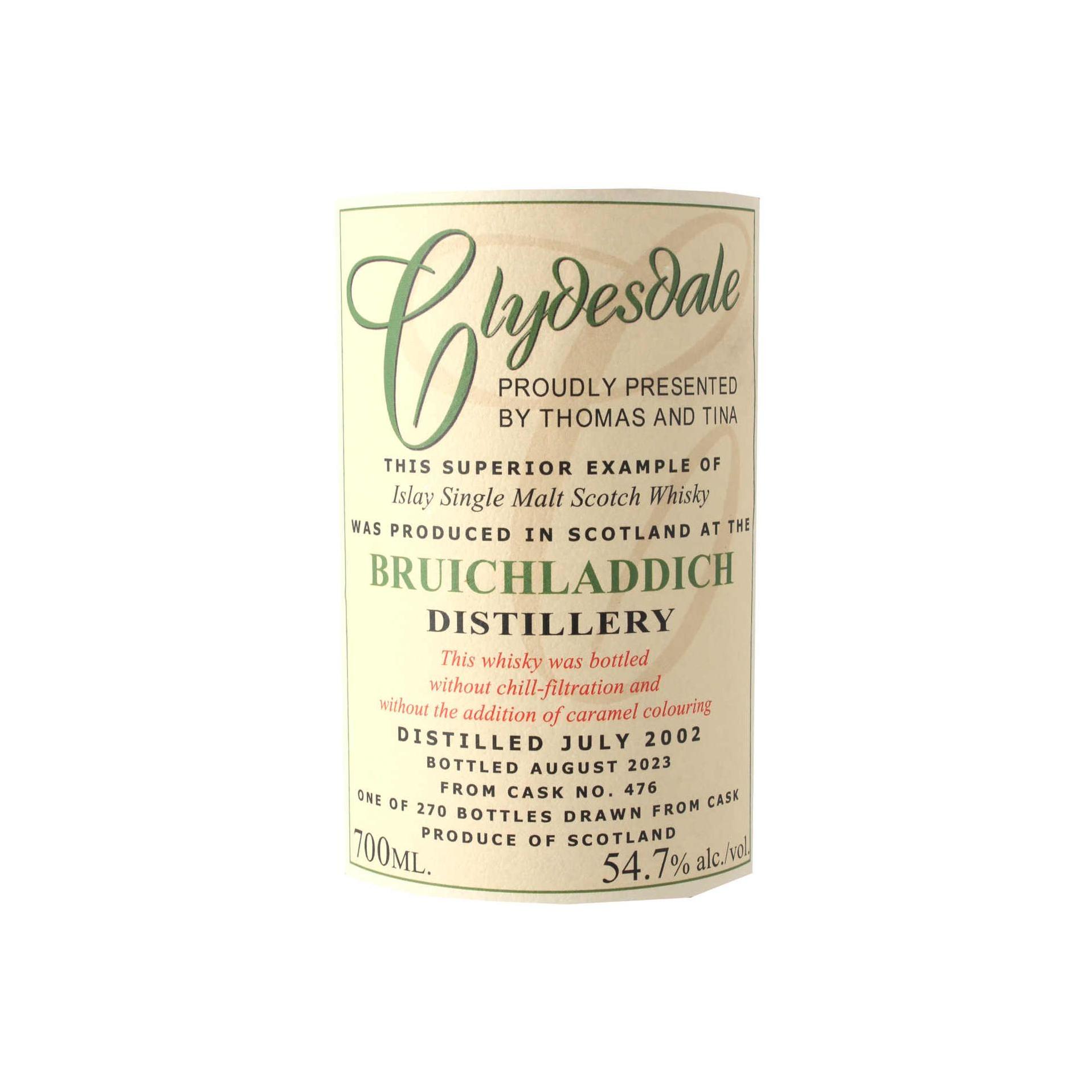 Bruichladdich 2002 Single Malt Whisky 3