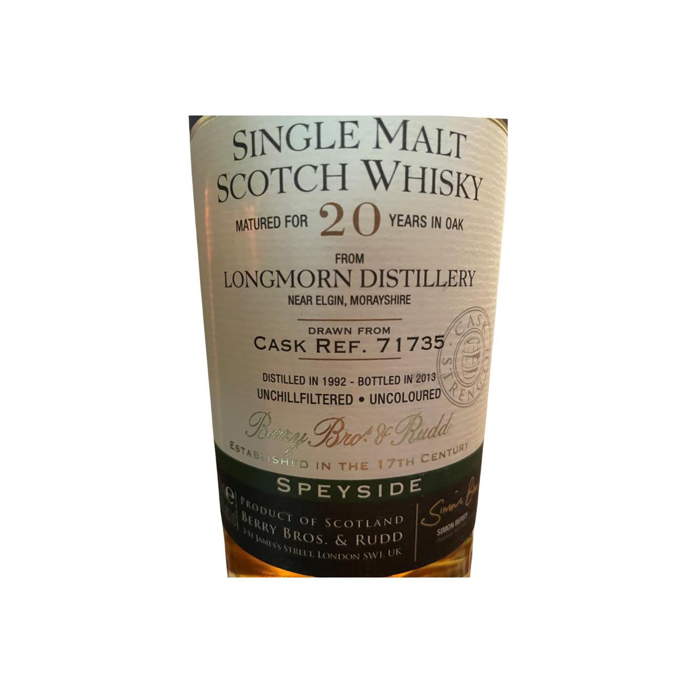 Longmorn 1992 20 Years Single Malt Whisky