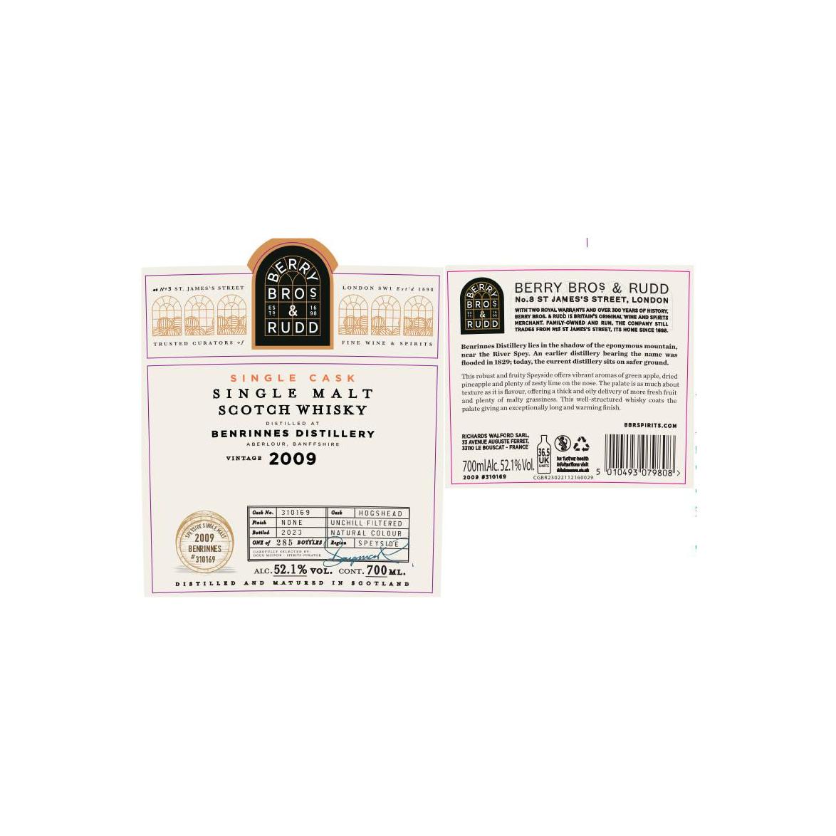 Benrinnes 2009 Single Malt Whisky