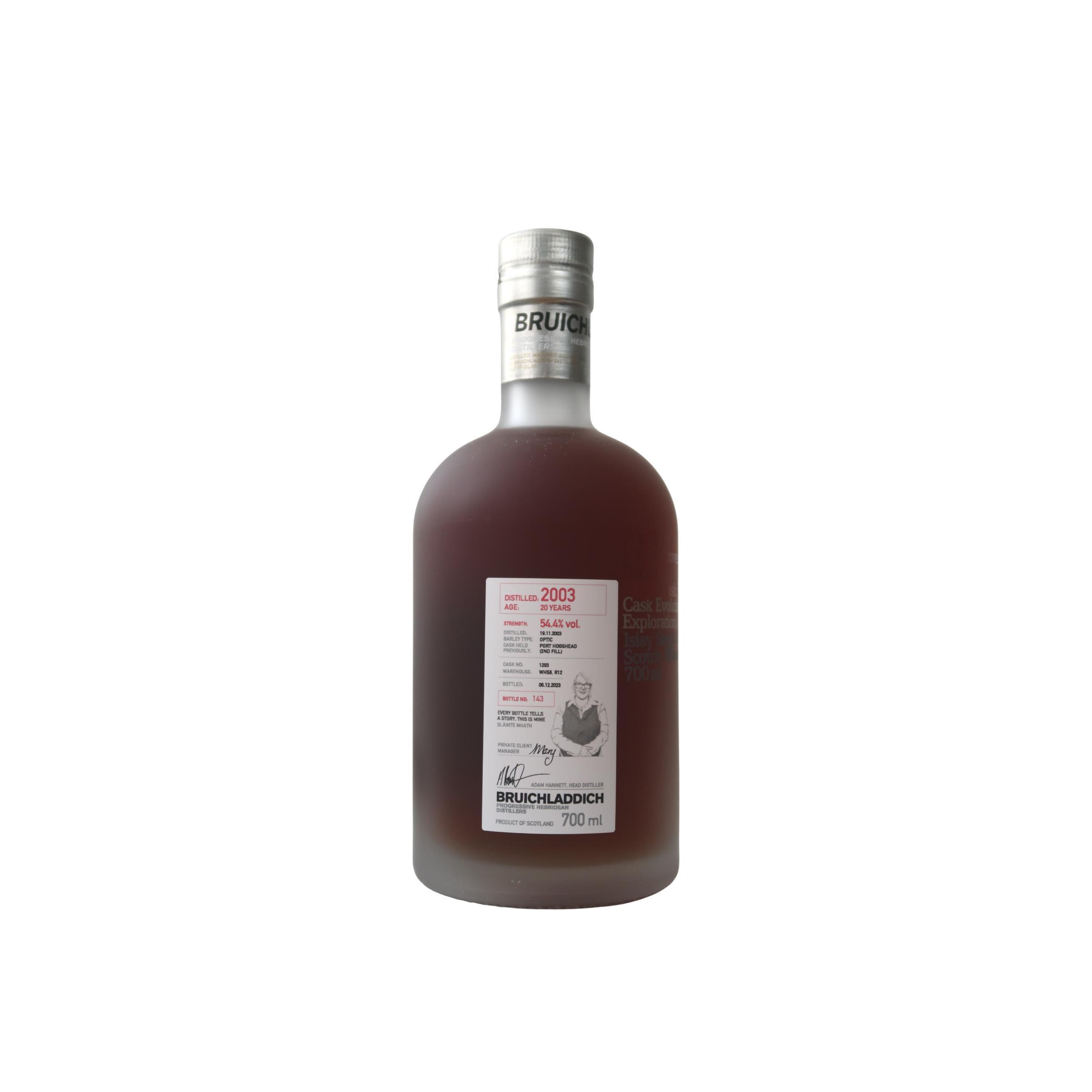 Bruichladdich 2003 20 Years Single Malt Whisky