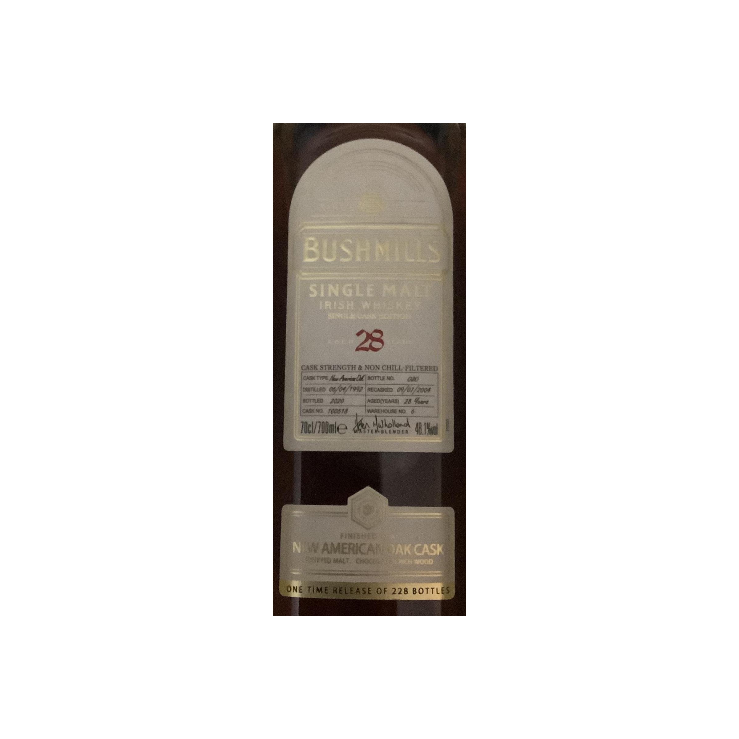 Bushmills 1992 28 Years Single Malt Whisky 4