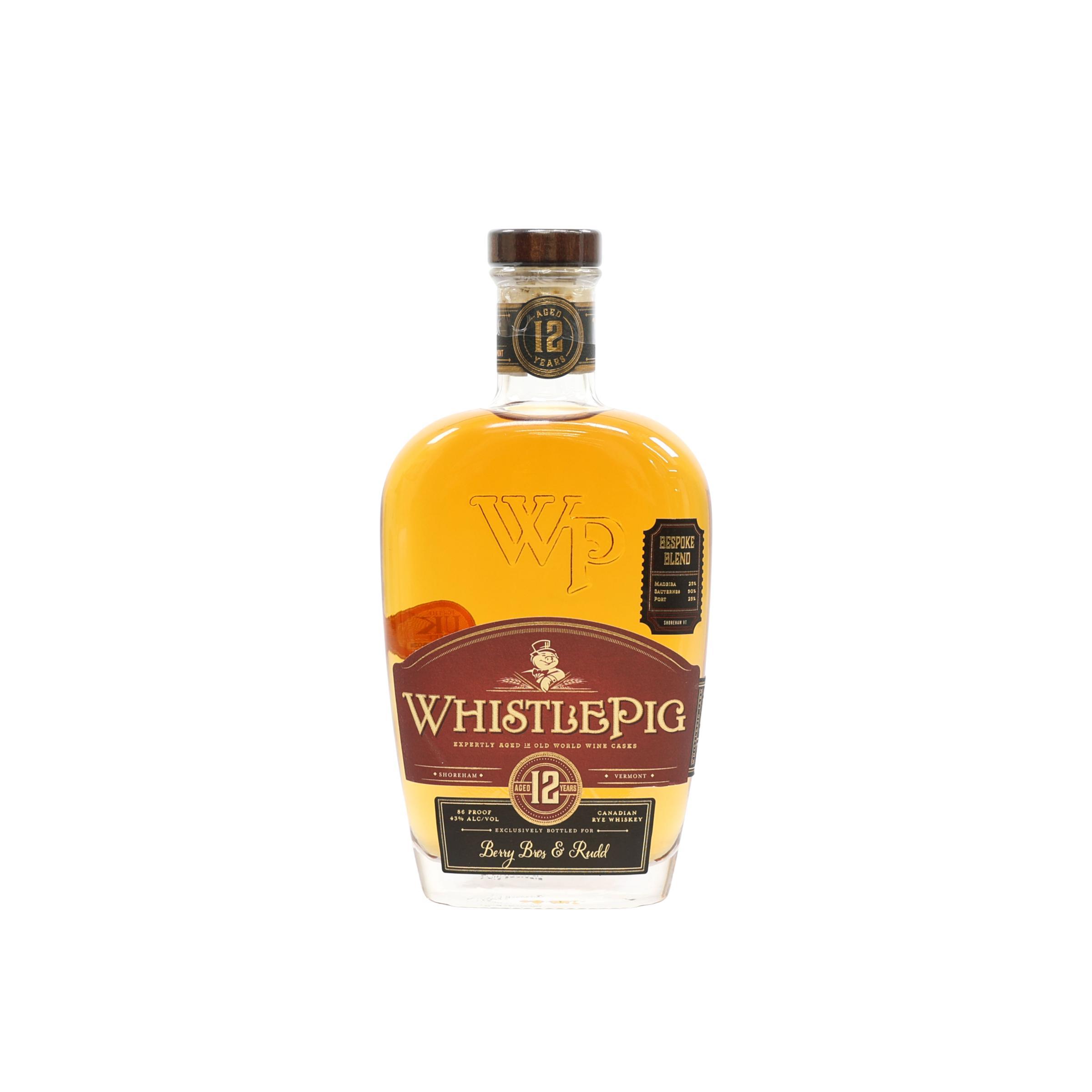 WhistlePig 12 Years Rye Whisky