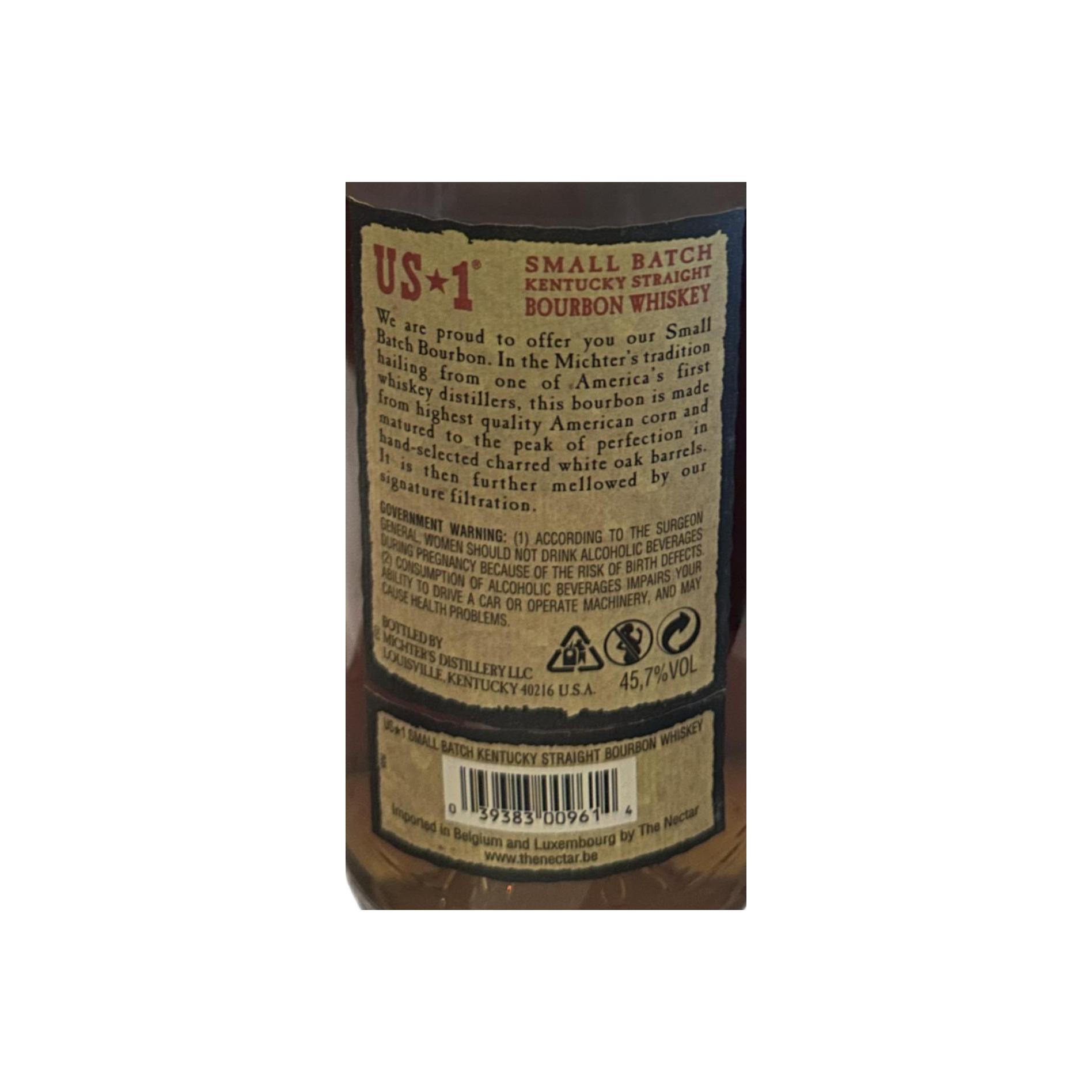 Michter's Kentucky Straight Bourbon Whiskey Single Malt Whisky 2