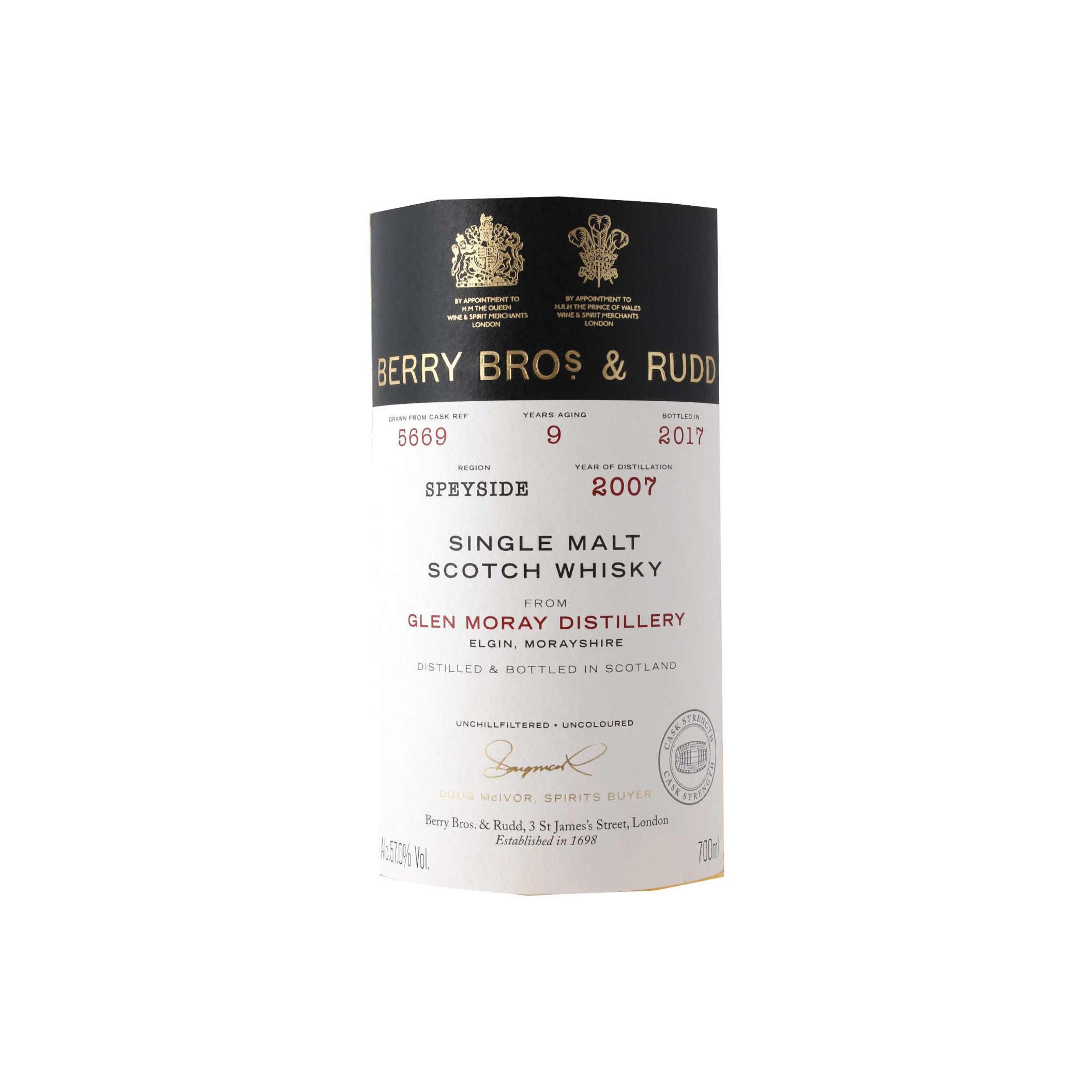 Glen Moray 2007 9 Years Single Malt Whisky
