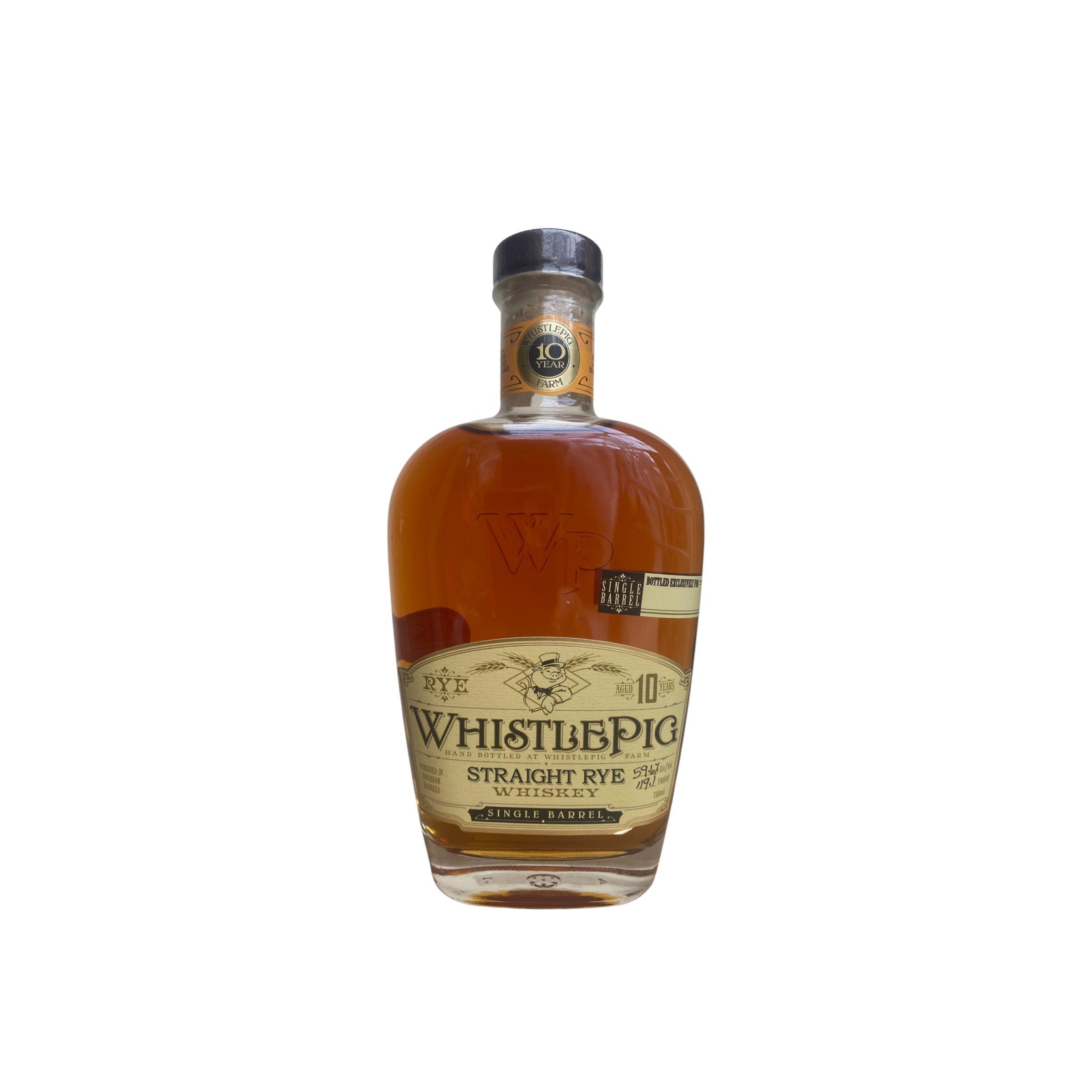 WhistlePig 10 Years Rye Whisky