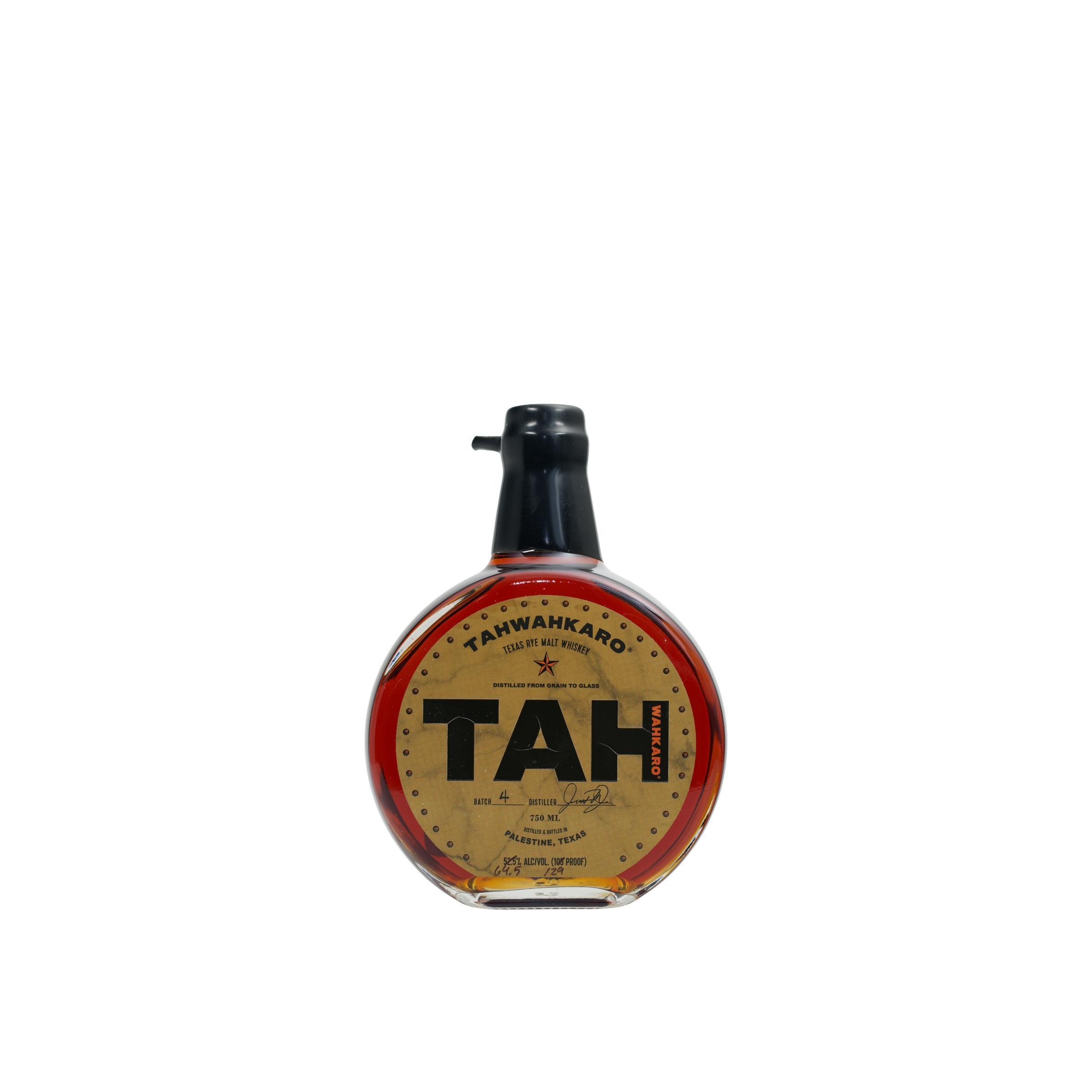Tahwahkaro Texas Rye Malt Whiskey