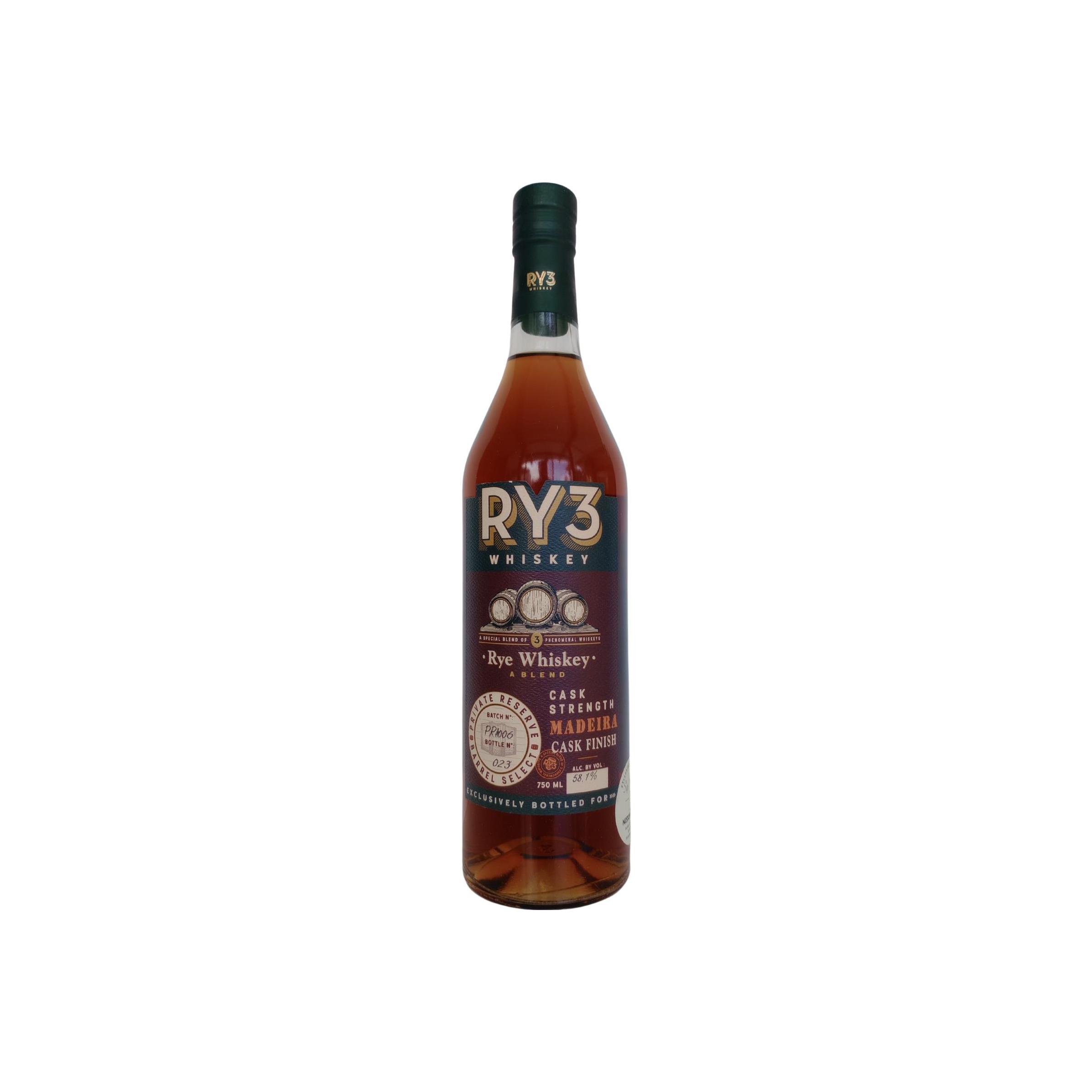 RY3 Rye Whiskey