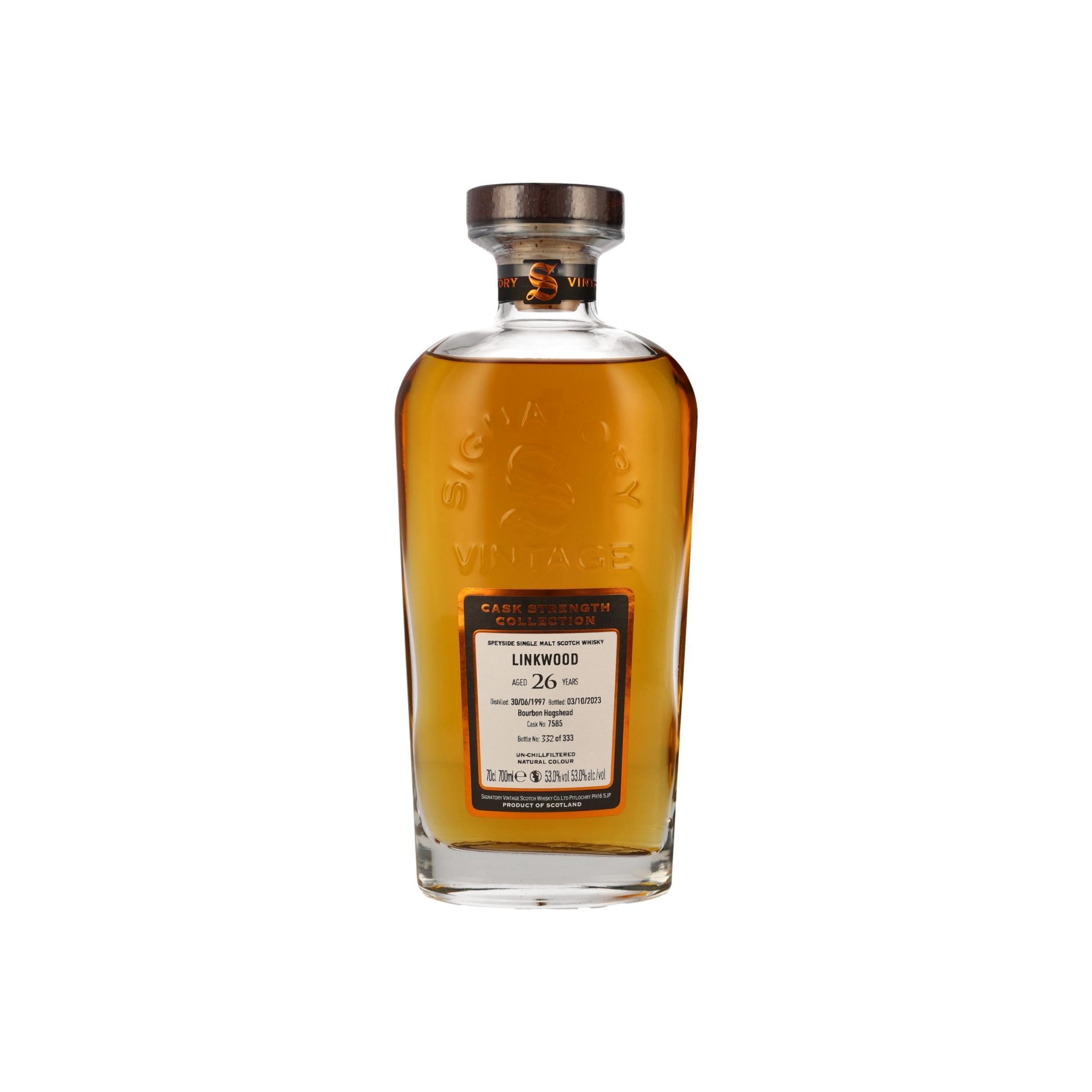 Linkwood Cask Strength Collection 1997 26 Years Single Malt Whisky