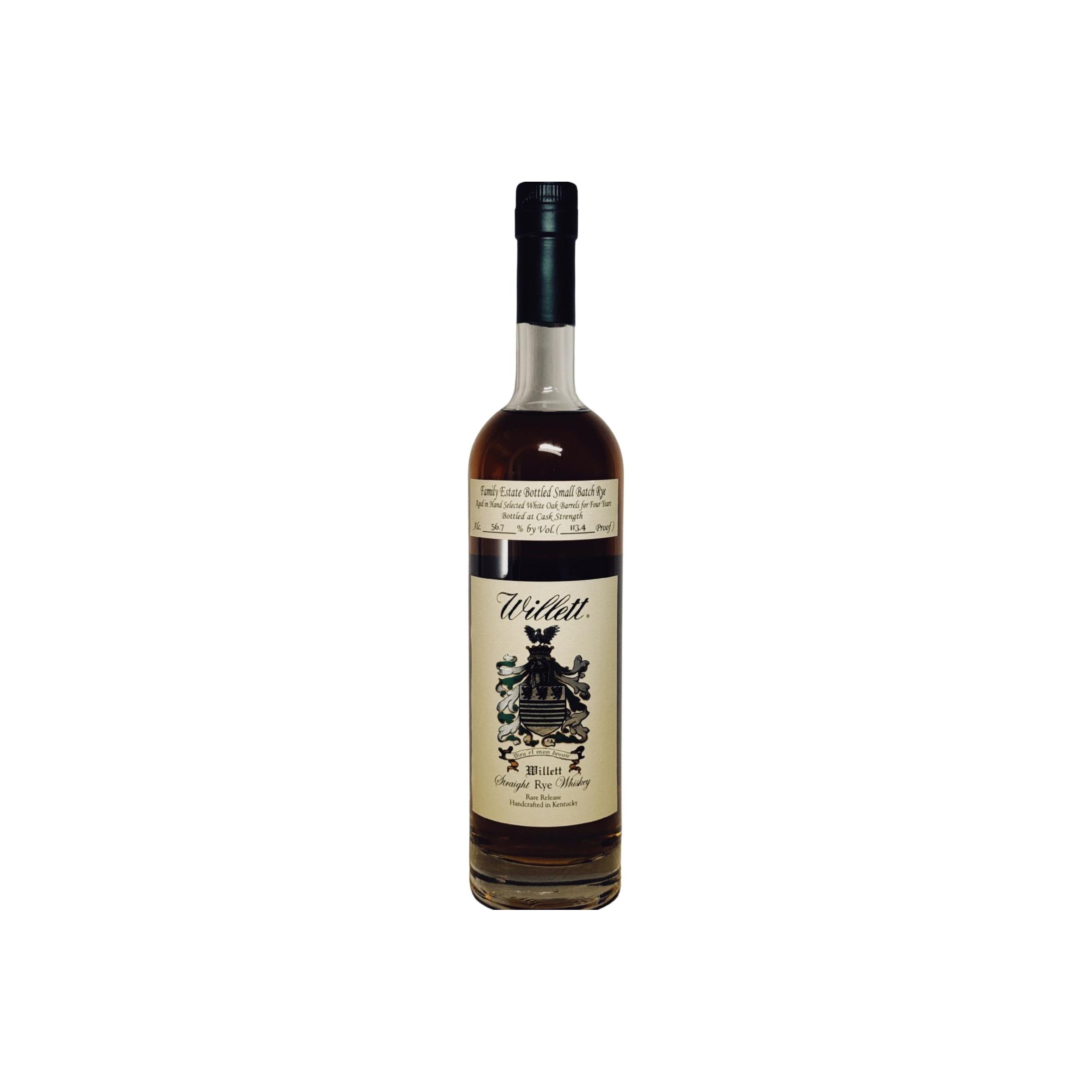 Willett 4 Years Rye Whisky