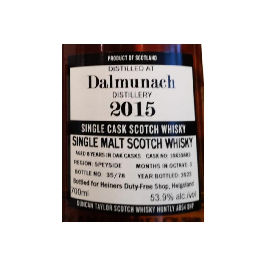 Dalmunach The Octave 2015 8 Years Single Malt Whisky 2