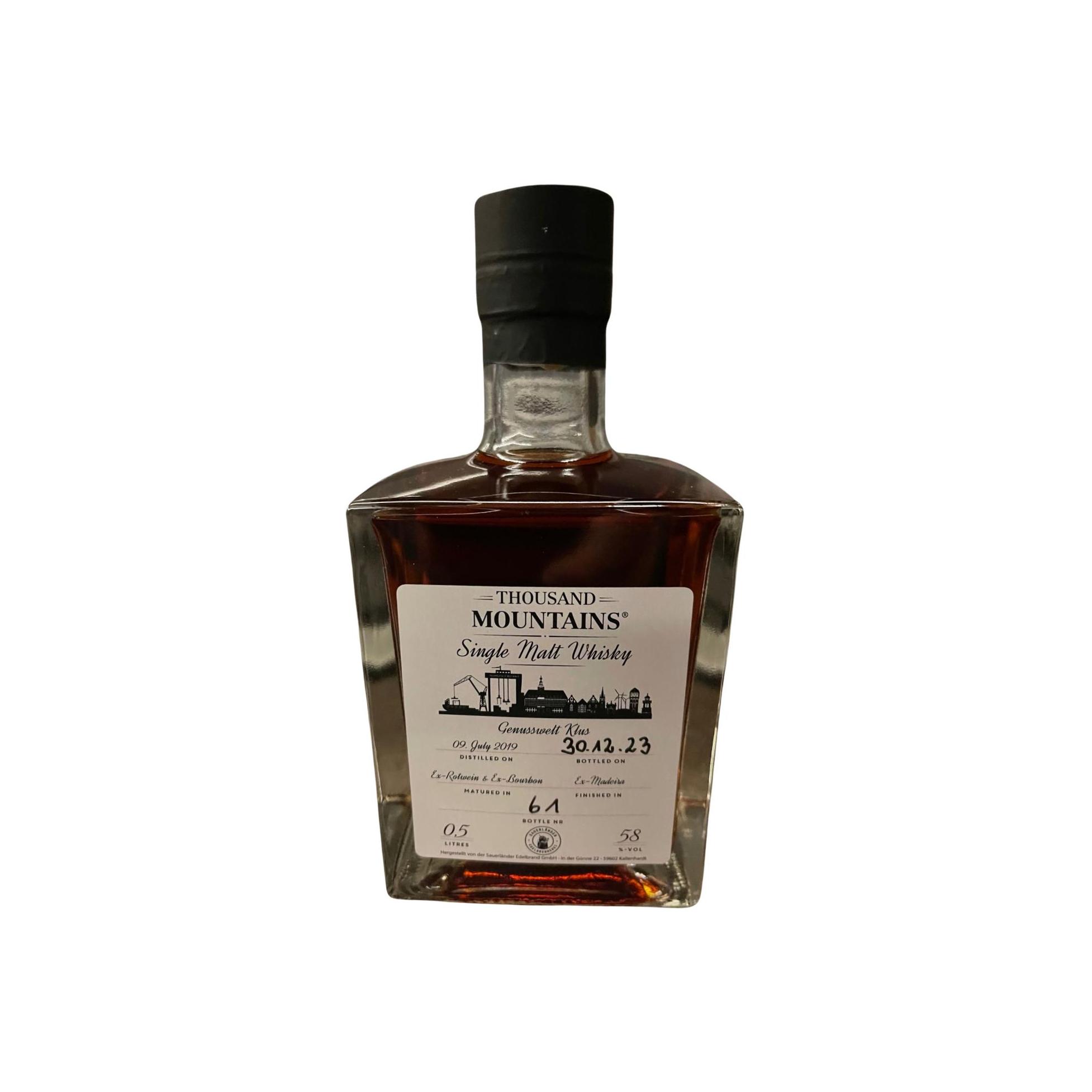 Thousand Mountains 2019 Single Malt Whisky