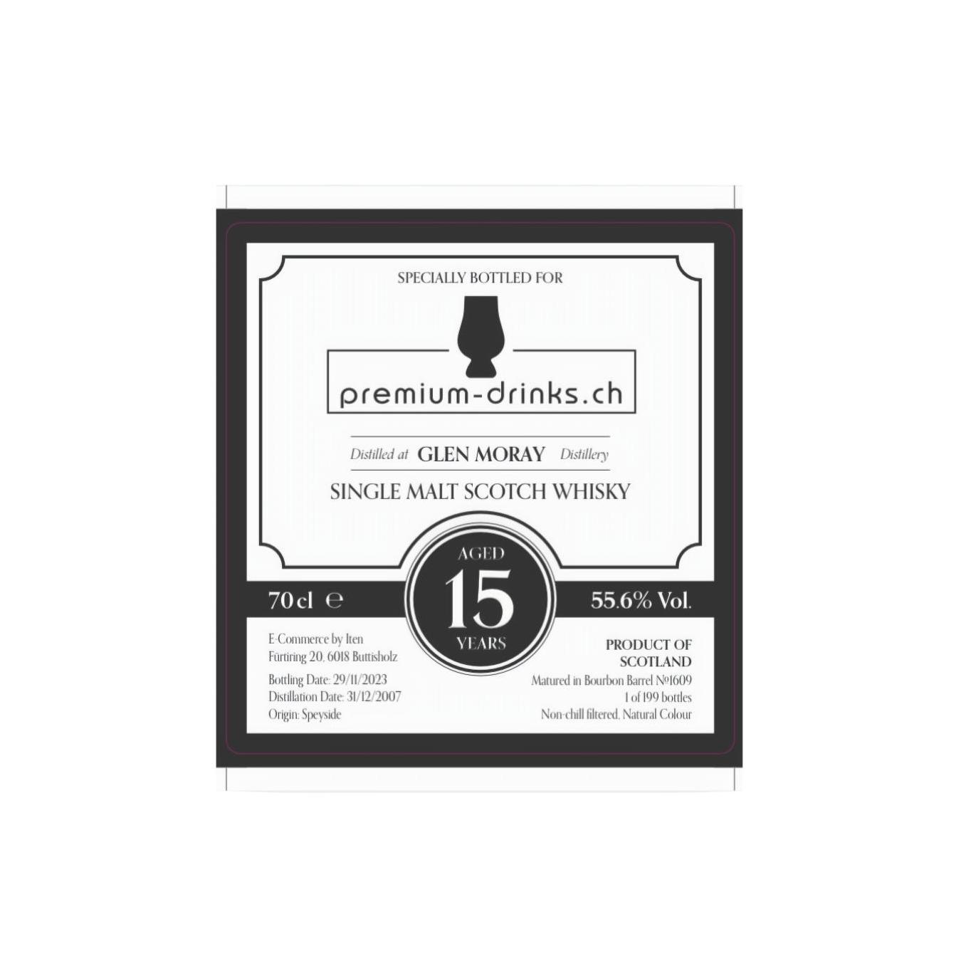Glen Moray 2007 15 Years Single Malt Whisky 2