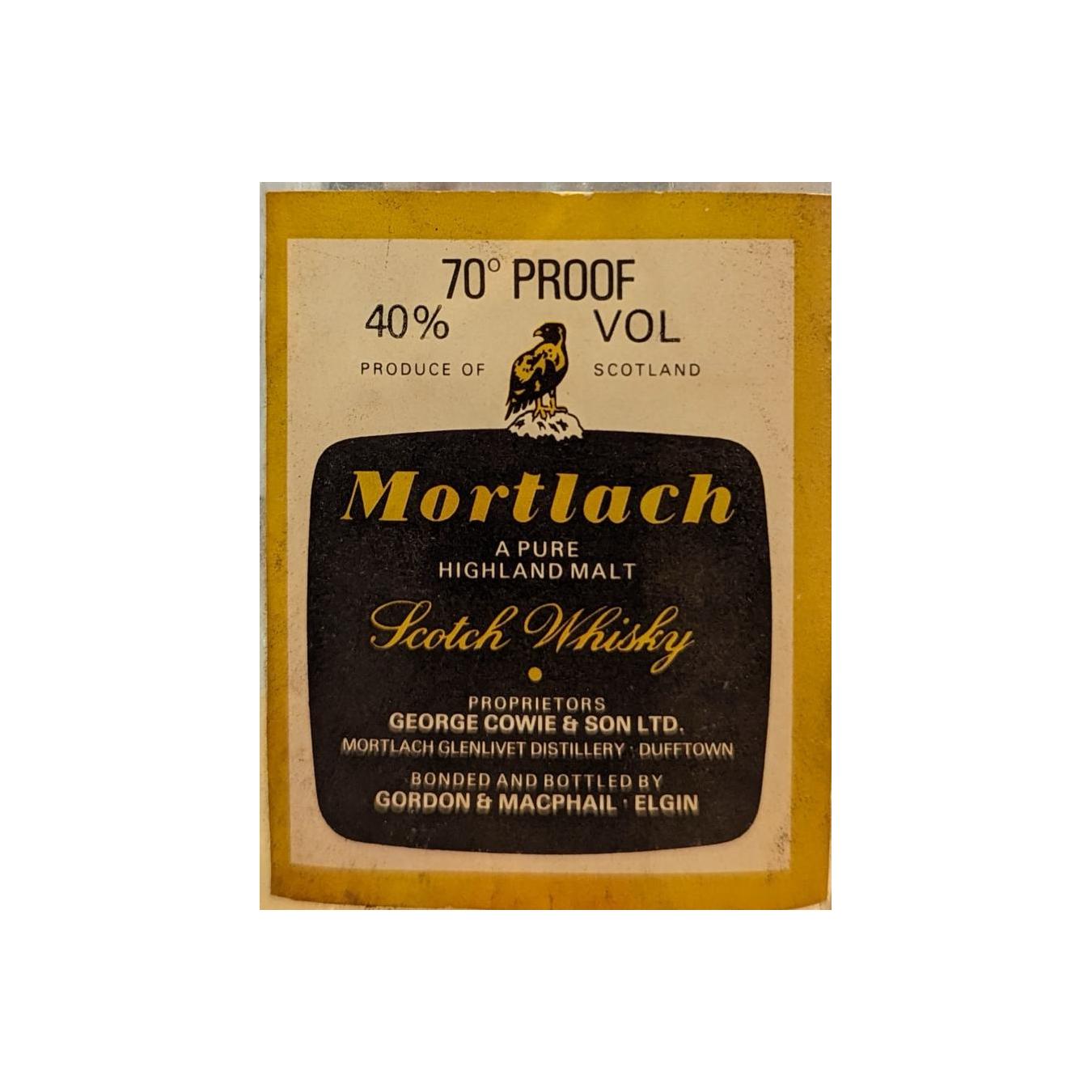 Mortlach Single Malt Whisky