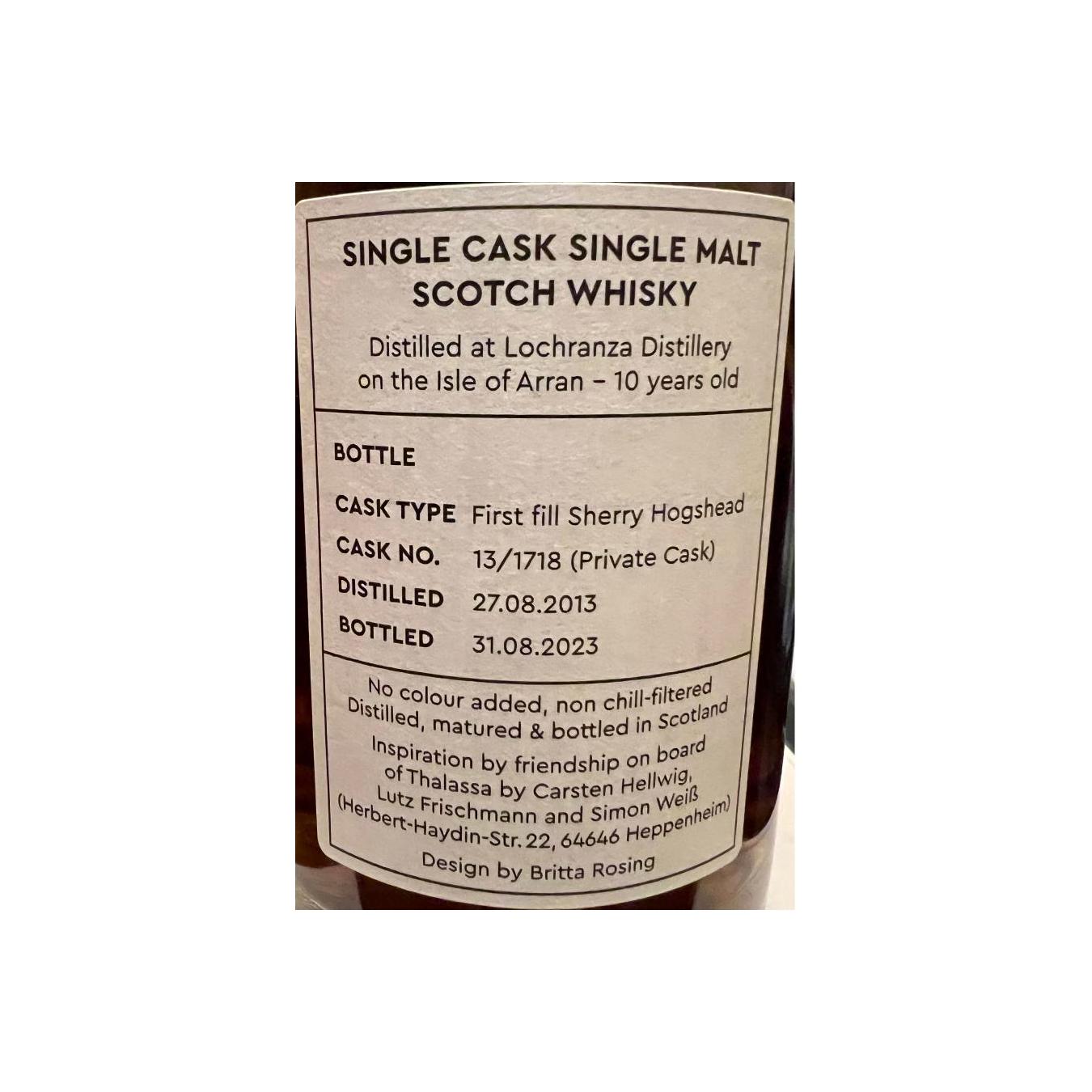 Arran 2013 10 Years Single Malt Whisky 3