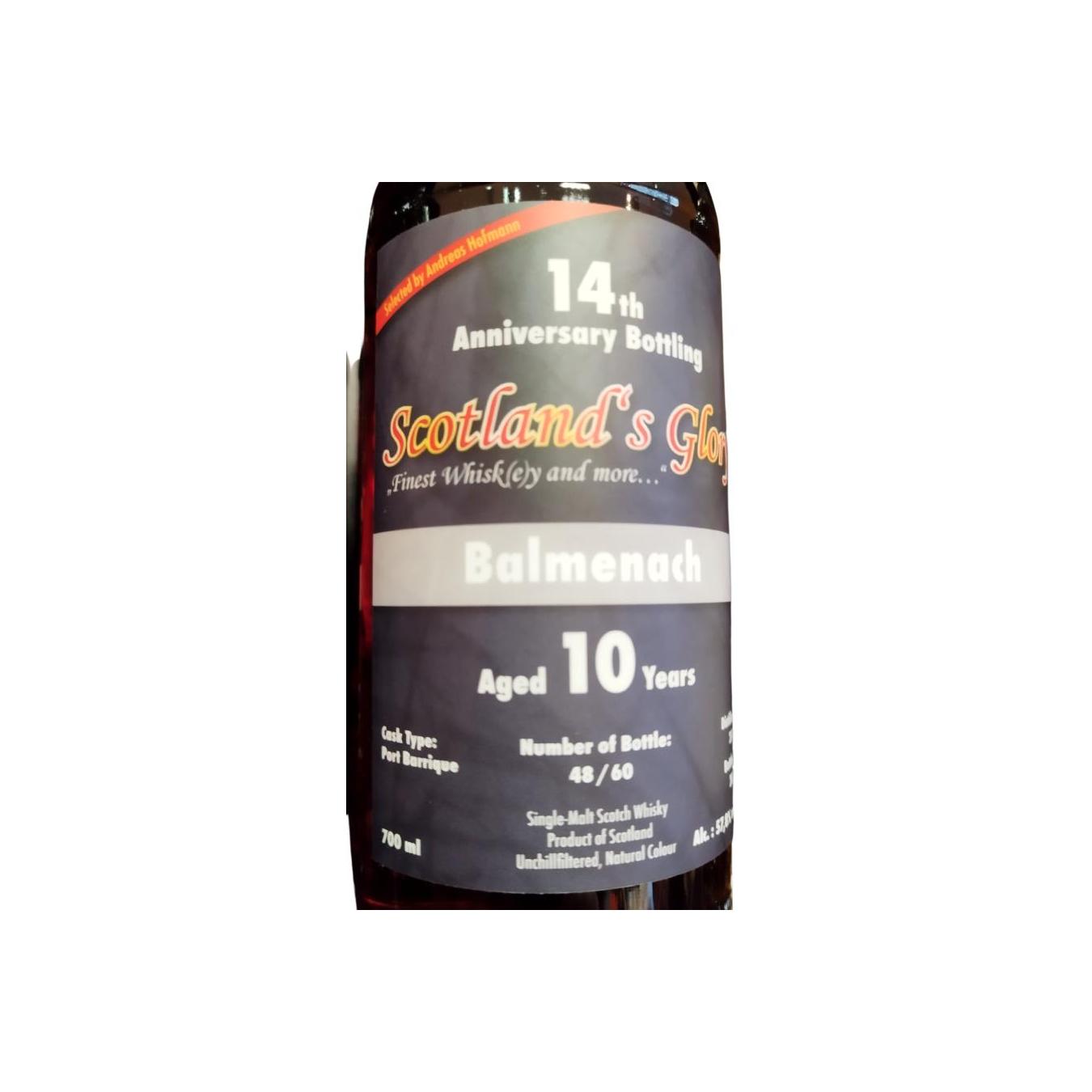 Balmenach 2013 10 Years Single Malt Whisky