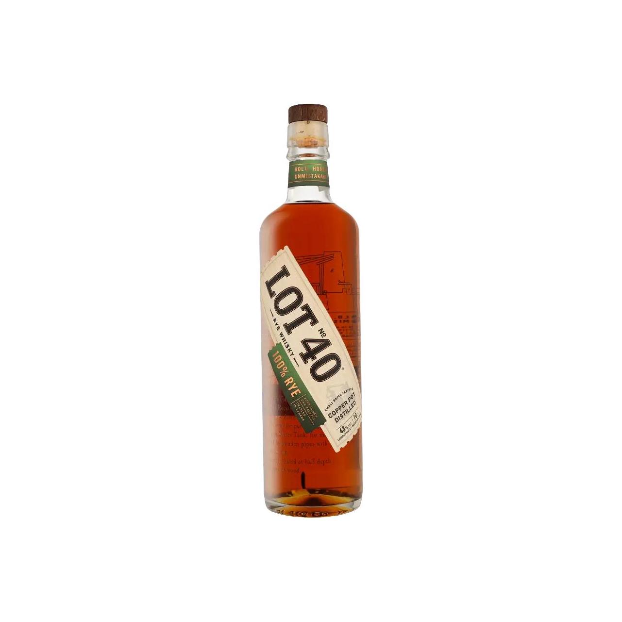 Lot No. 40 100% Rye Whisky