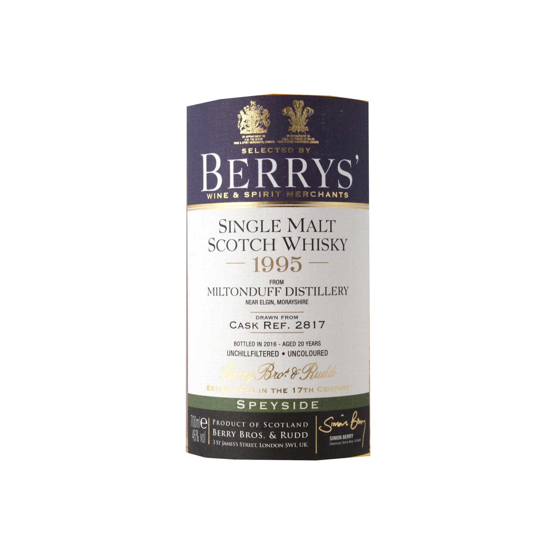 Miltonduff 1995 20 Years Single Malt Whisky 2