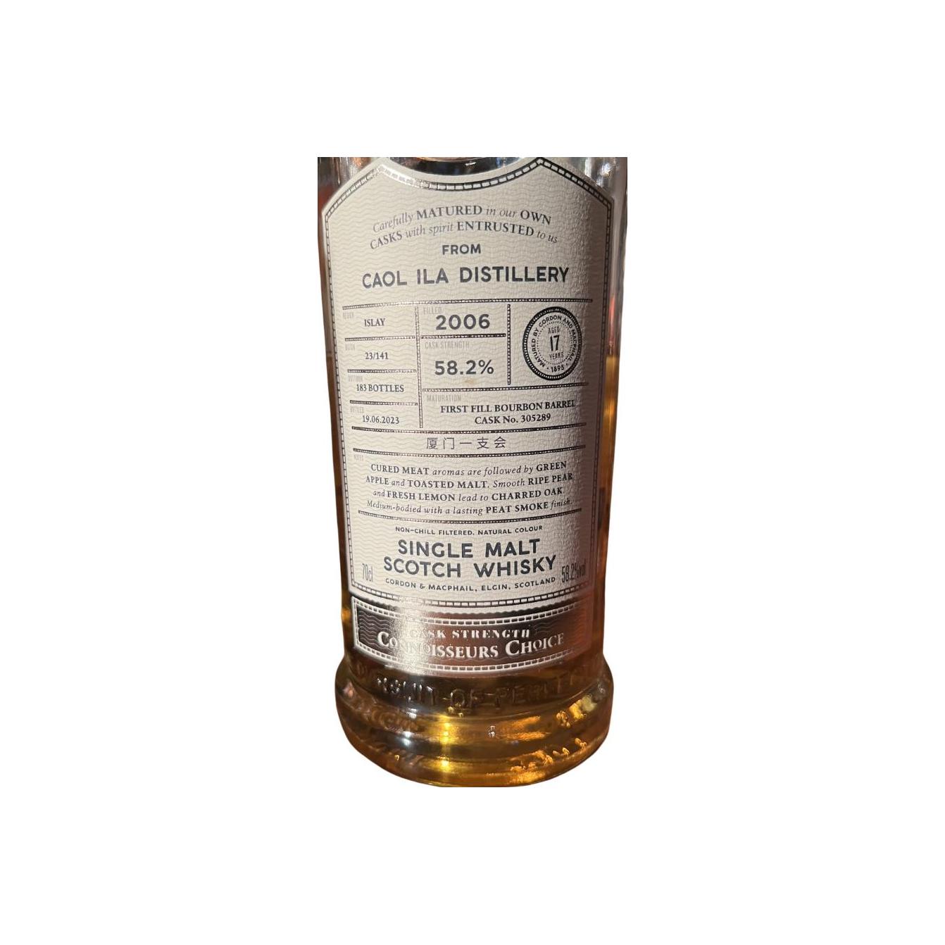 Caol Ila Connoisseurs Choice - Cask Strength 2006 17 Years Single Malt Whisky