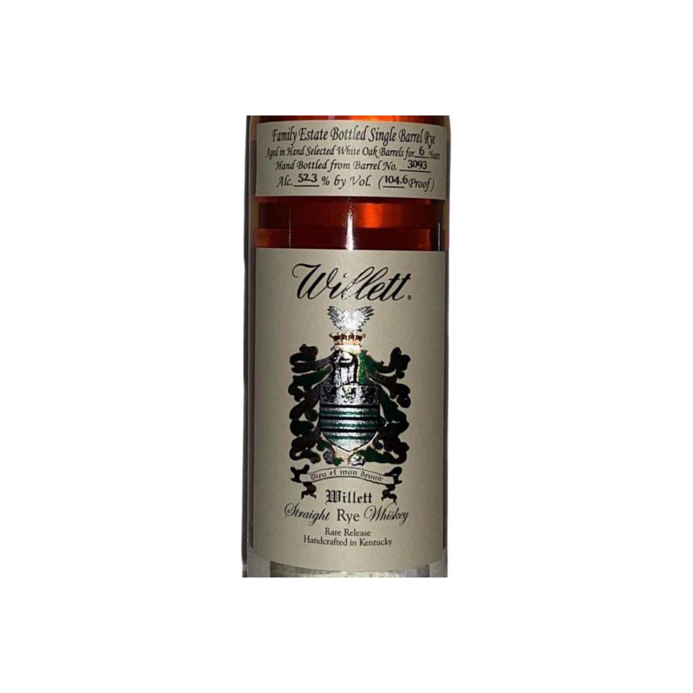 Willett Family Estate Bottled Single Barrel Bourbon 6 Years Bourbon Whisky