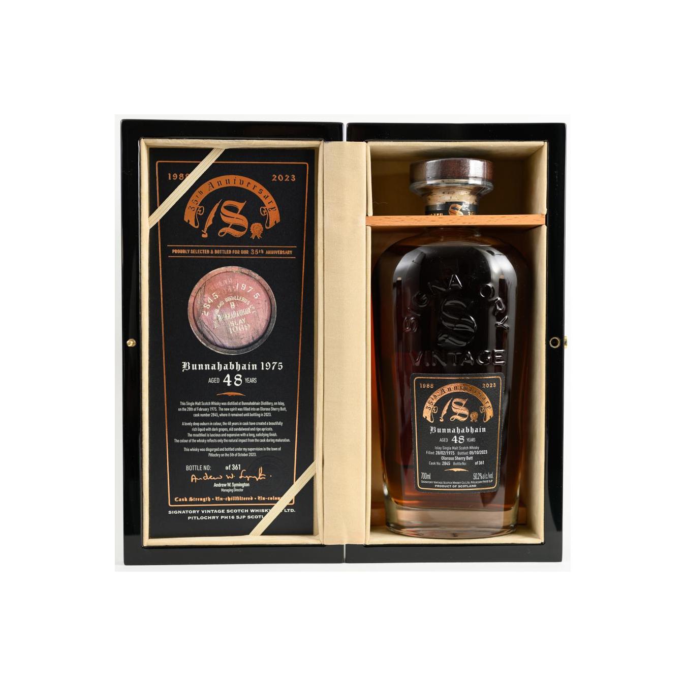 Bunnahabhain 1975 48 Years Single Malt Whisky 4
