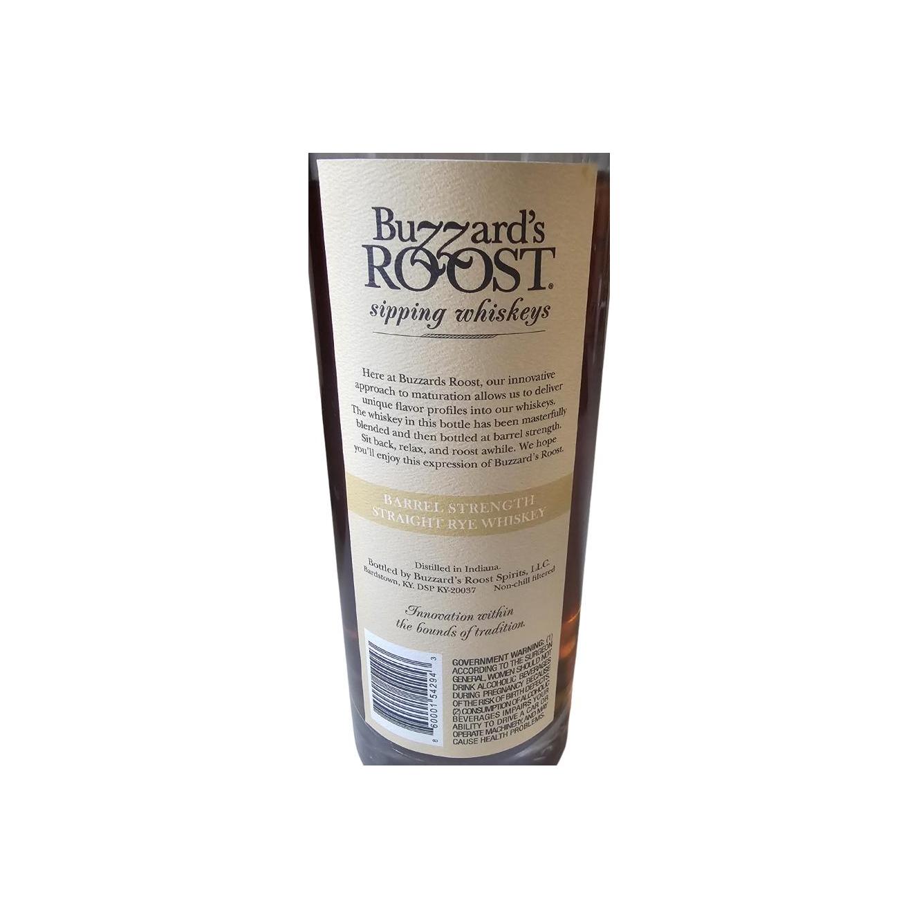 Buzzard's Roost Straight Rye Whiskey BuRo 2