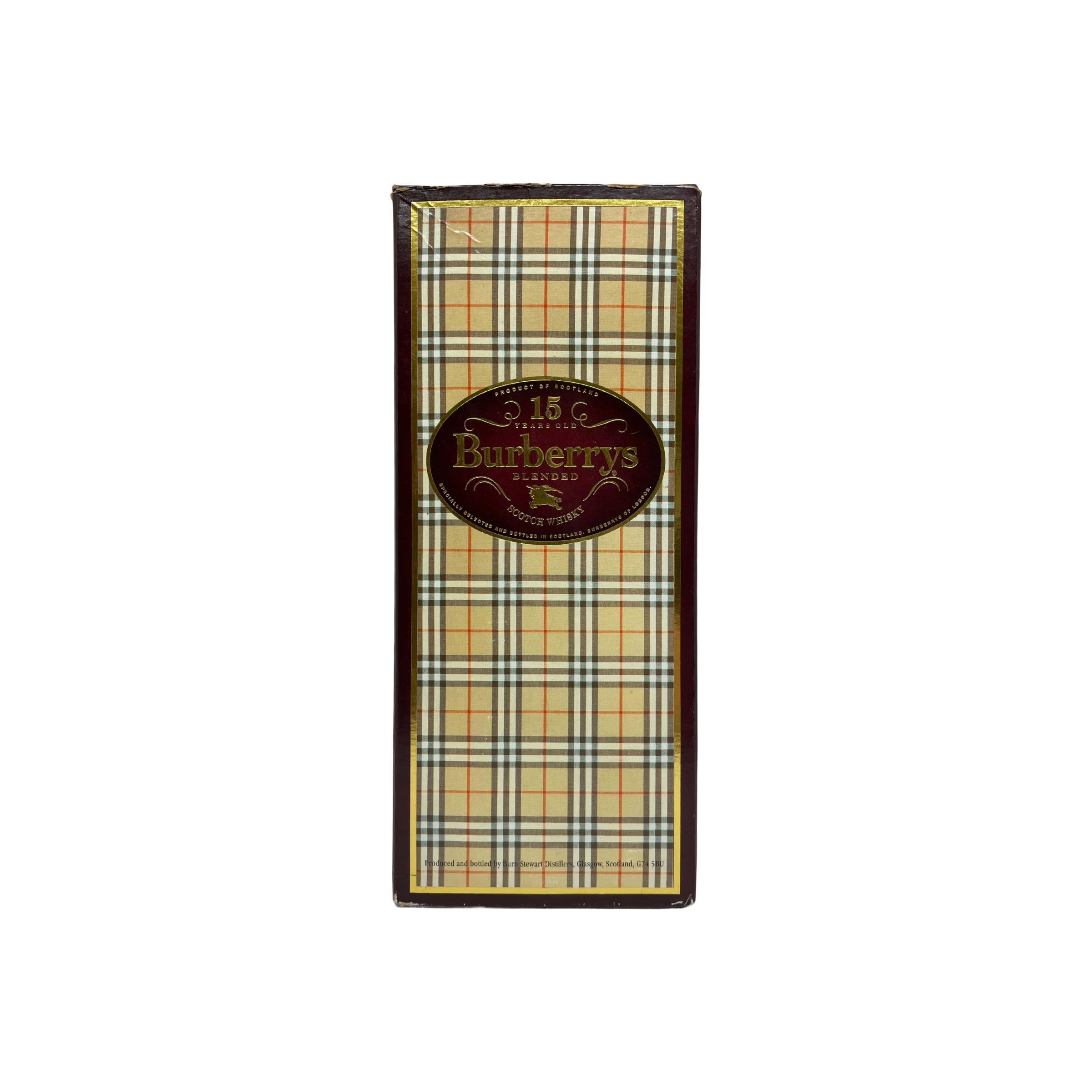 Burberrys' Blended Scotch Whisky 15 Years Blended Whisky 3