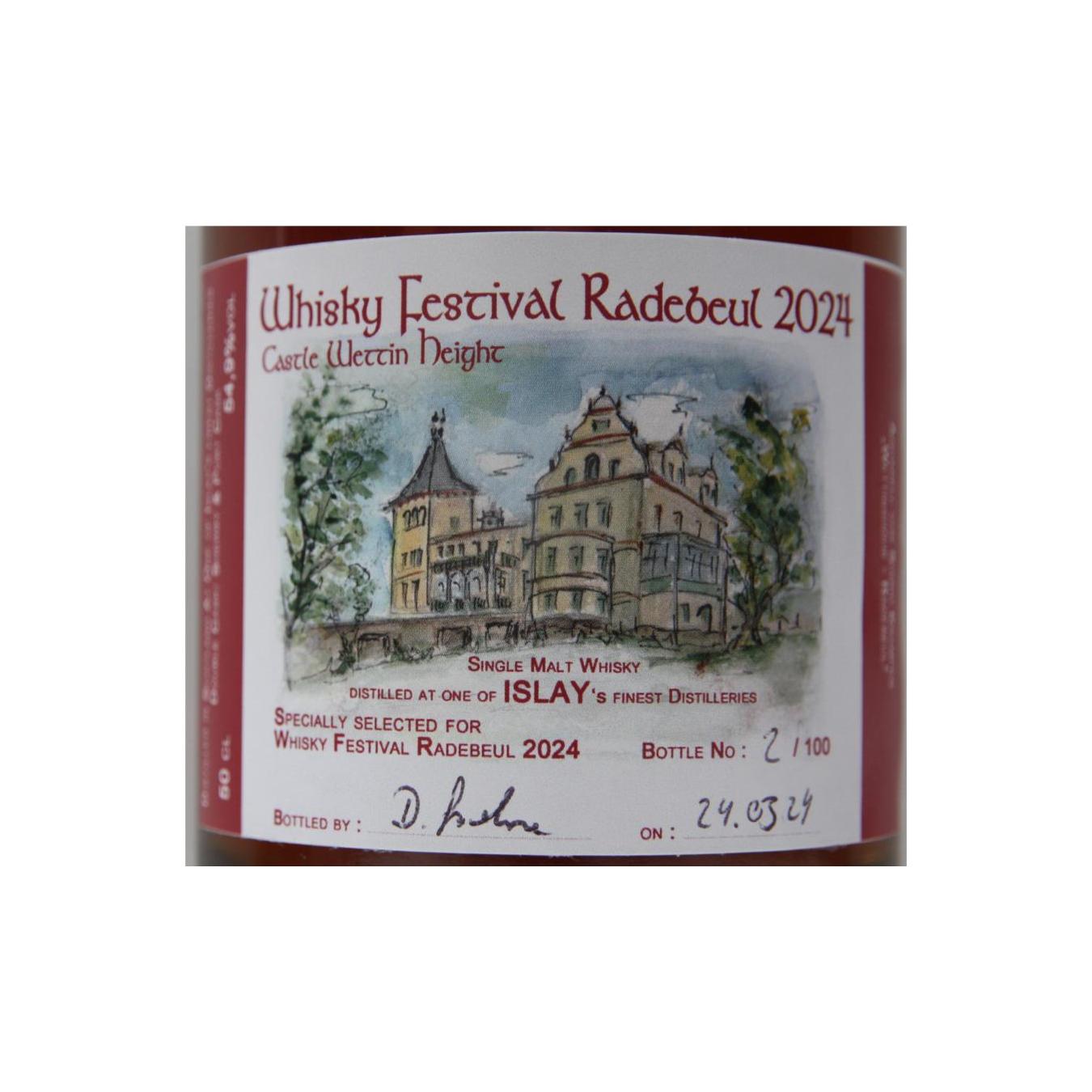Islay Single Malt Whisky Castle Wettin Height 2