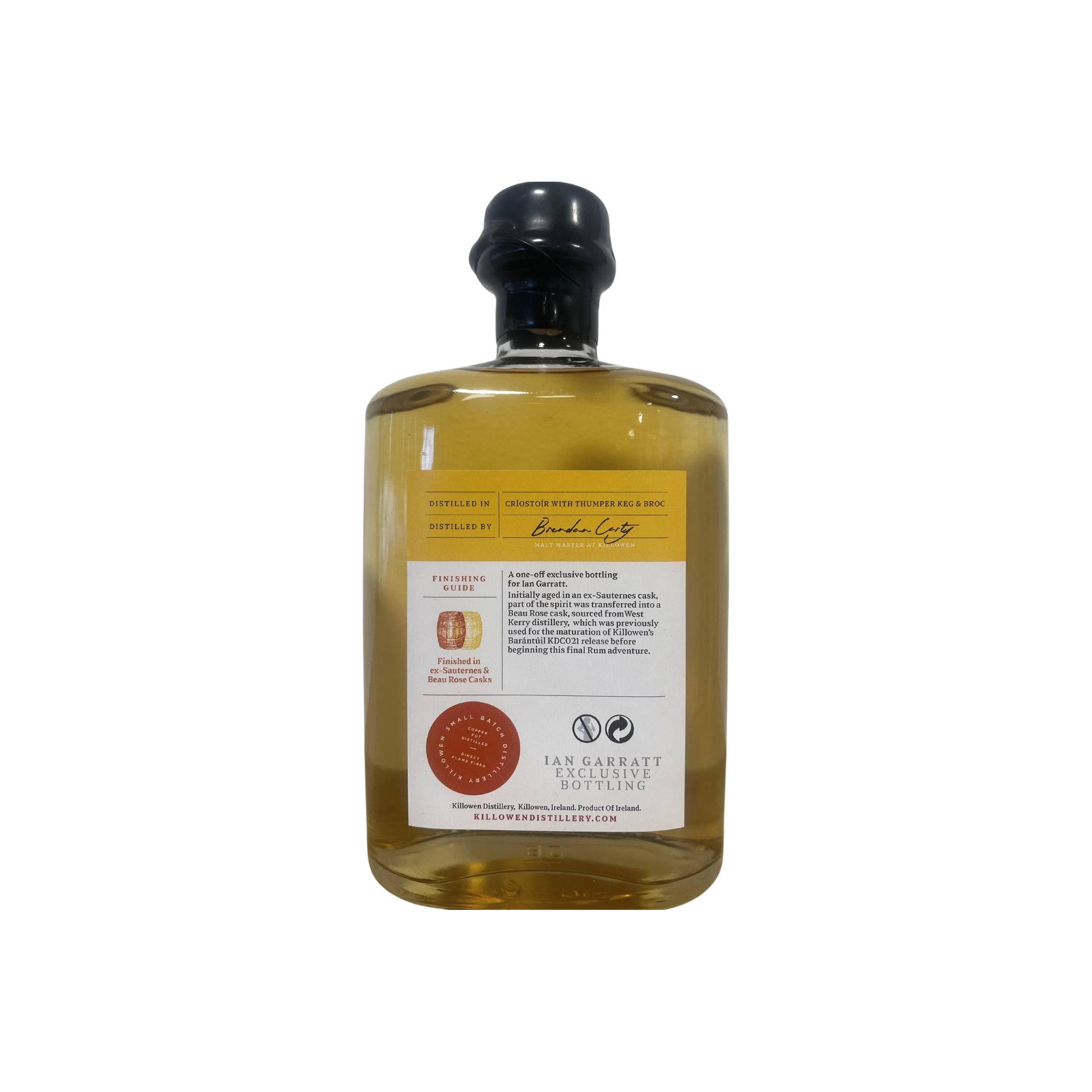 Killowen Dark Rum Beau Rose Cask 2