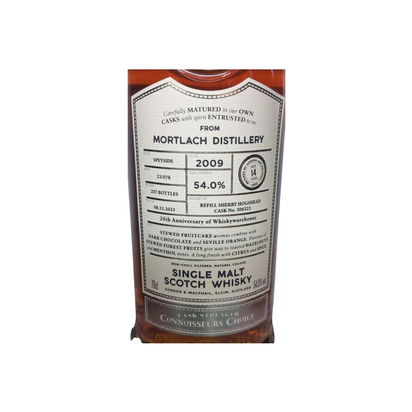 Mortlach Connoisseurs Choice - Cask Strength 2009 14 Years Single Malt Whisky 2