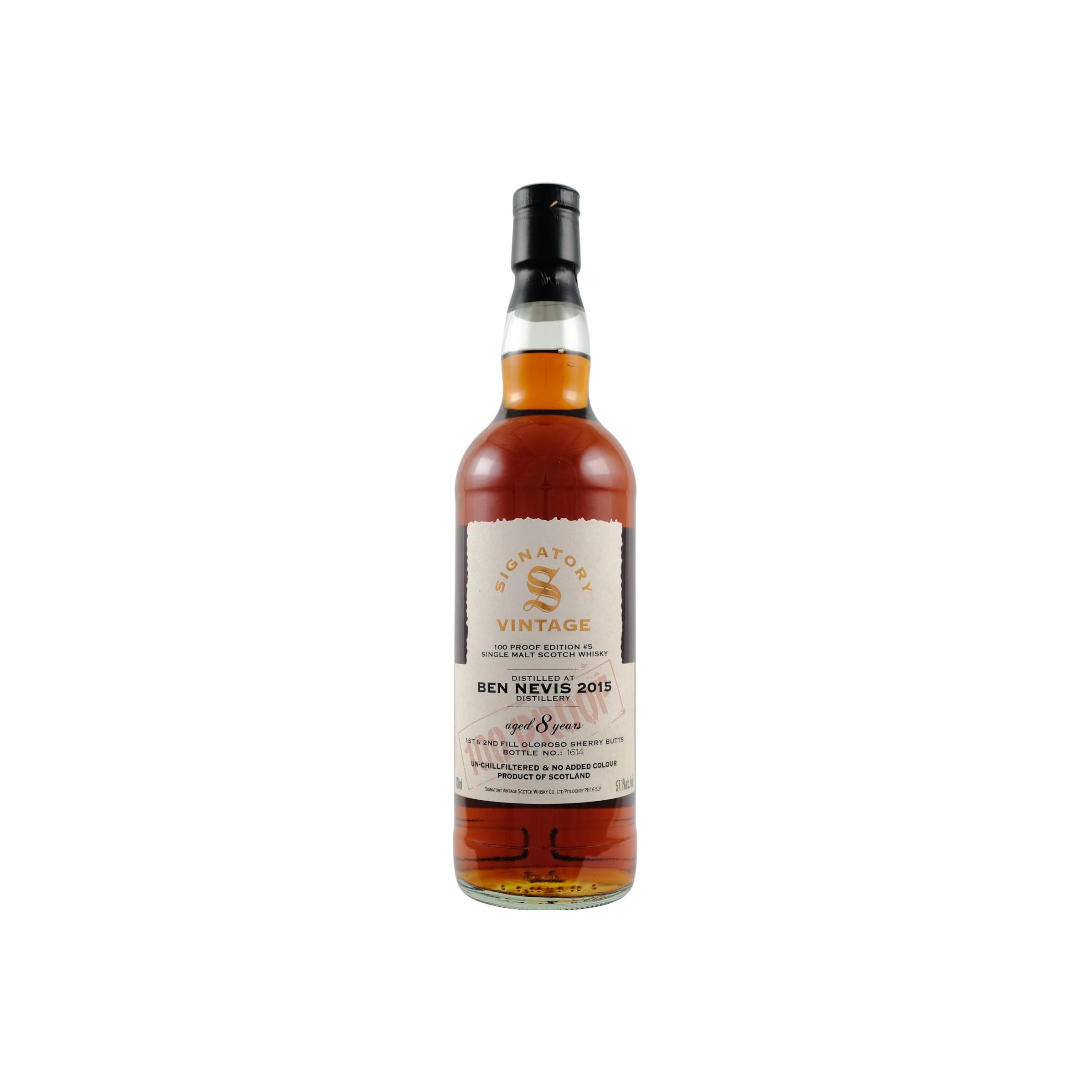 Ben Nevis 2015 8 Years Single Malt Whisky