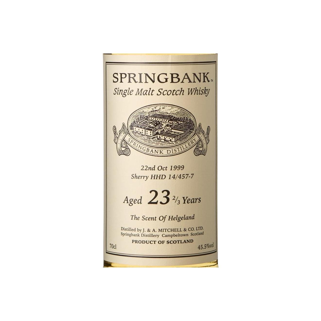 Springbank 1999 23 Years Single Malt Whisky 2